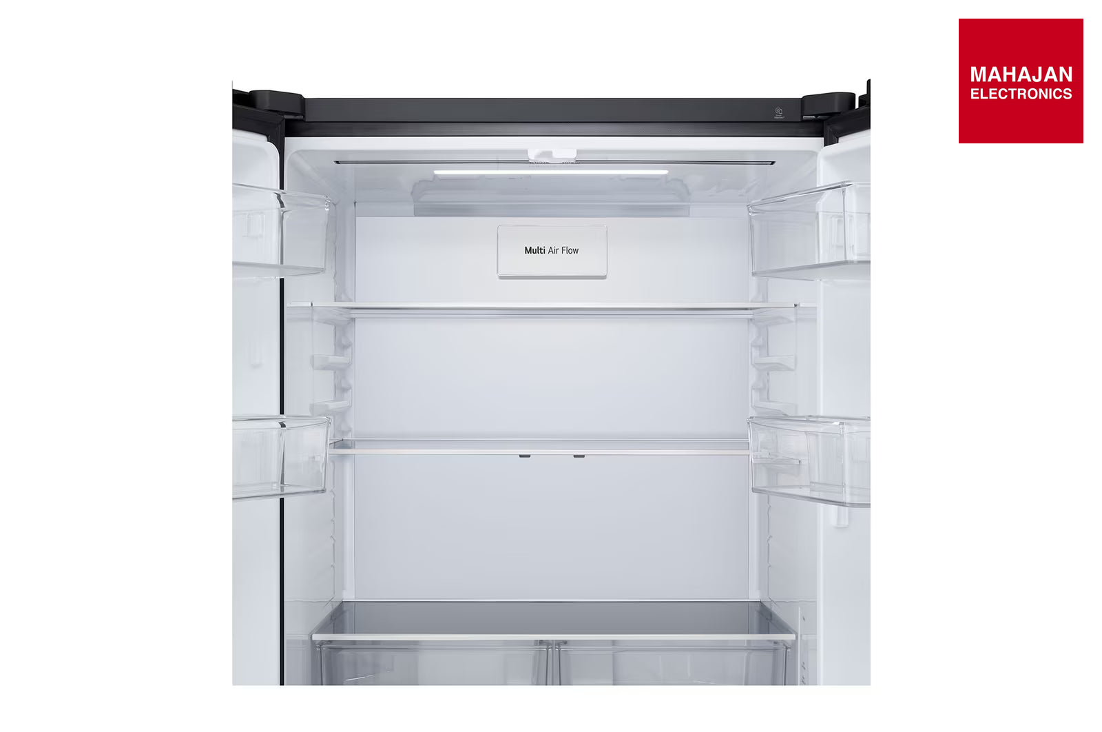 LG GV-B25FFGMB 610L French Door Refrigerator, Fresh Converter+, Wi-Fi Convertible, DoorCooling+ Black Glass – Mahajan Electronics Online.