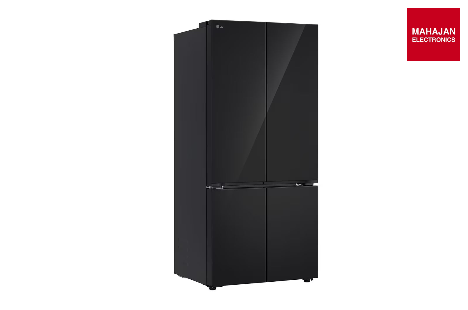 LG GV-B25FFGMB 610L French Door Refrigerator, Fresh Converter+, Wi-Fi Convertible, DoorCooling+ Black Glass – Mahajan Electronics Online.
