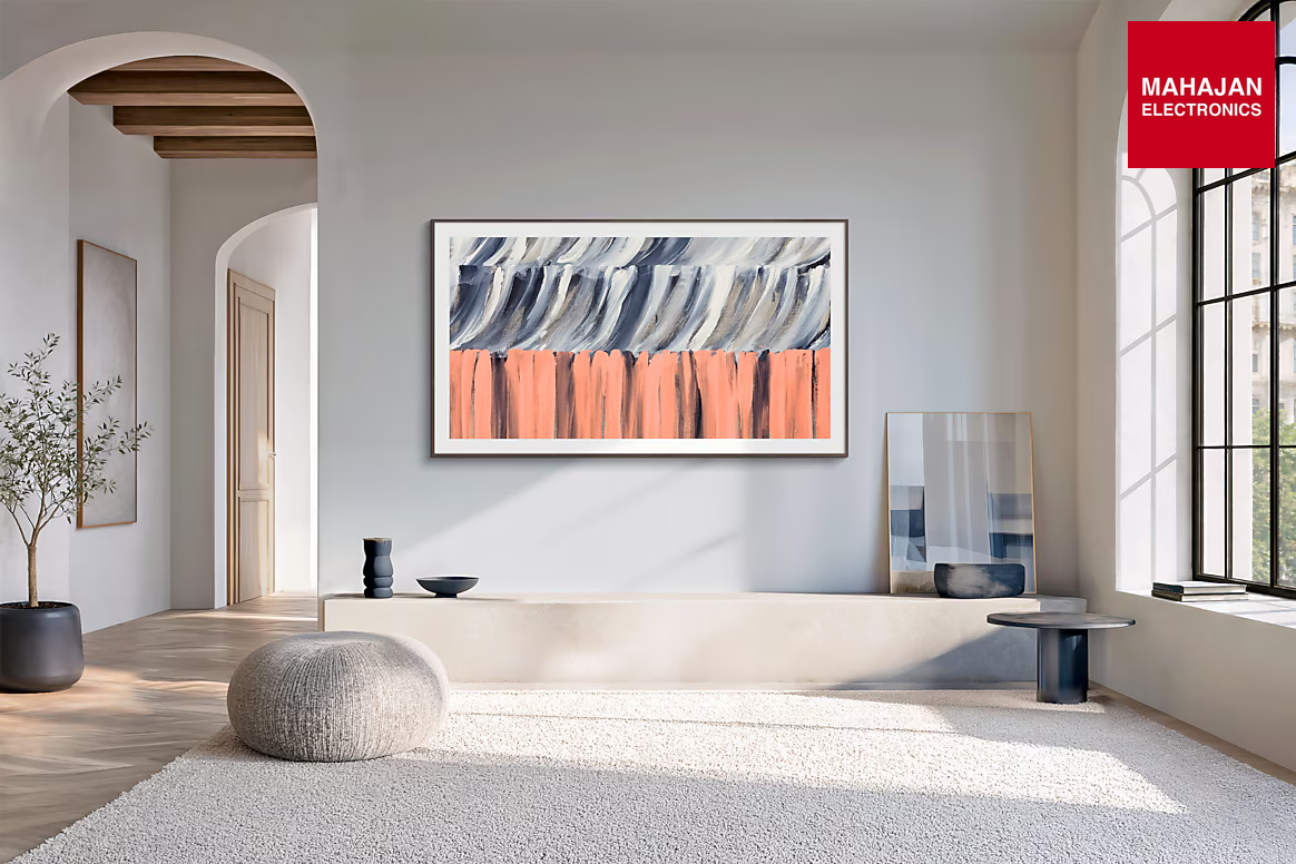 Samsung QA75LS03HE 75" The Frame LS03HE 4K Samsung Vision AI Smart TV (2026) Samsung – Mahajan Electronics Online.