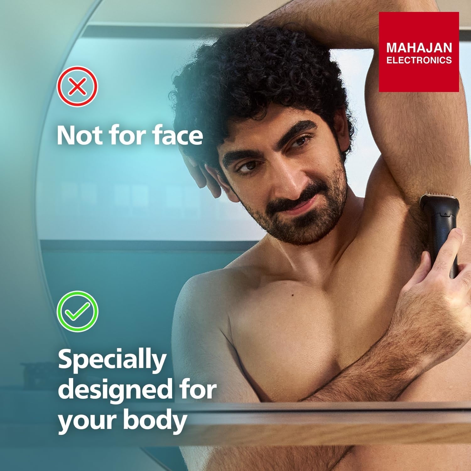 Philips BG5475 Body & Balls Trimmer for Men Private Parts | Back Attachment | Clinically Tested on Sensitive – Mahajan Electronics Online.