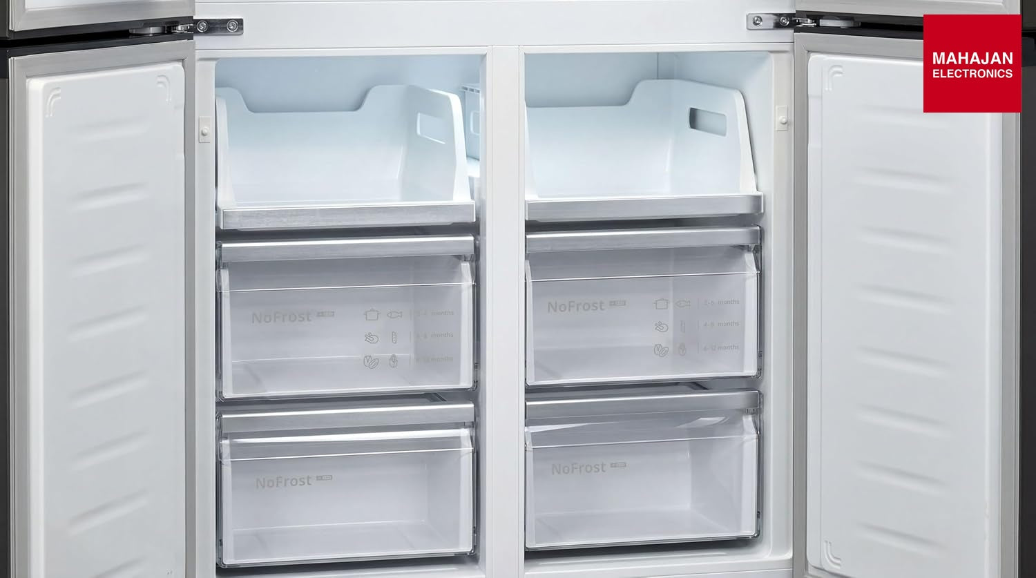 Bosch KCP88E256I 503L, 3 Star 2026 Model, Frost Free 4 Door Side-by-Side Refrigerator with Perfect fit – Mahajan Electronics Online.