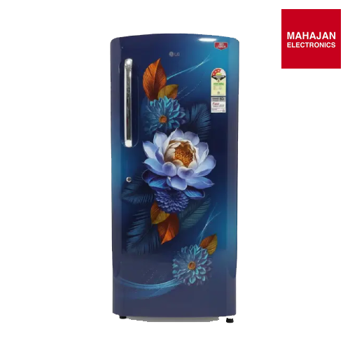 LG GLD2336YABW 224 L 3 Star Single Door Refrigerator | Smart Inverter Compressor Blue Water Lily LG – Mahajan Electronics Online.
