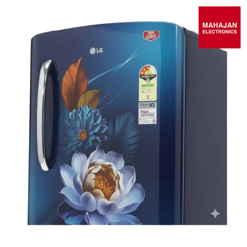 LG GLD2336YABW 224 L 3 Star Single Door Refrigerator | Smart Inverter Compressor Blue Water Lily LG – Mahajan Electronics Online.