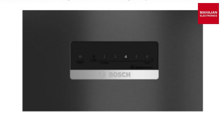 Bosch CTN35S31VI Series 4 Double Door Refrigerator, Frost Free, Graphite, 327 L, Inverter Compressor, Top – Mahajan Electronics Online.