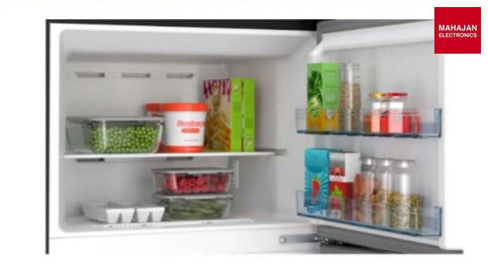 Bosch CTN35S31VI Series 4 Double Door Refrigerator, Frost Free, Graphite, 327 L, Inverter Compressor, Top – Mahajan Electronics Online.