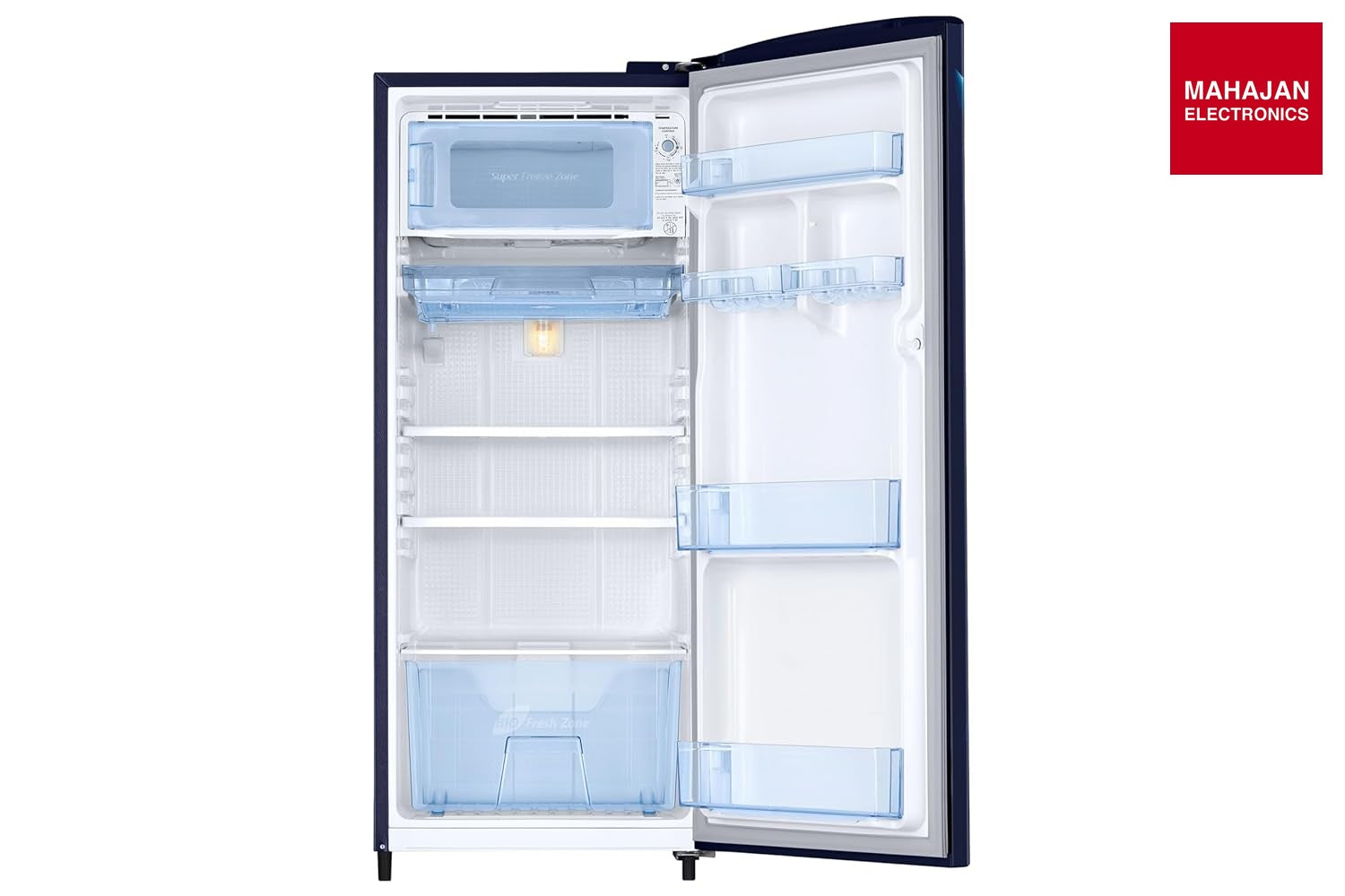 Samsung RR20H2723UZ/NL 183 L, 3 Star, Digital Inverter, Direct-Cool Single Door Refrigerator ( Midnight – Mahajan Electronics Online.
