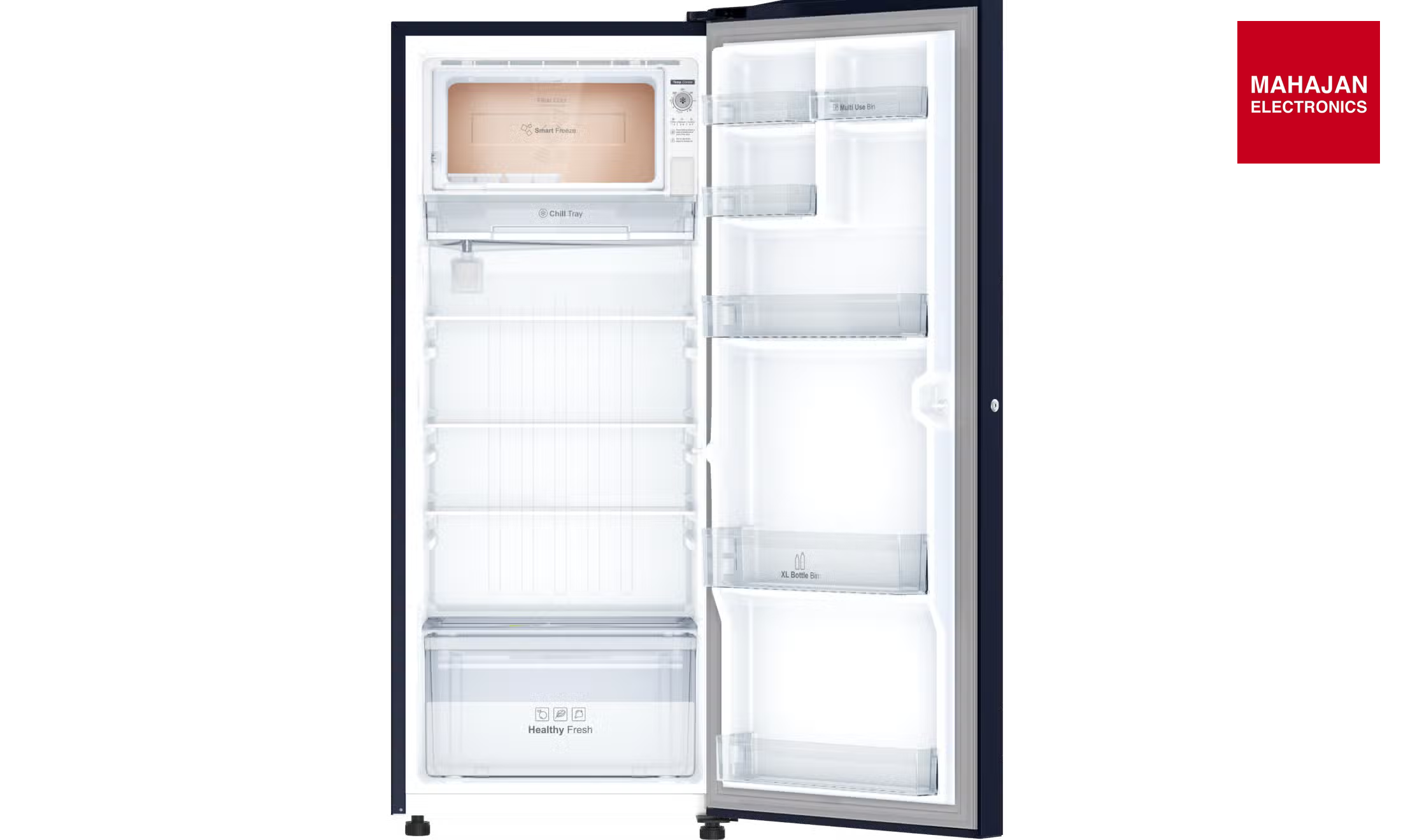 IFB IFBDC-232CIBN Direct - Cool Refrigerator 206 L | 4 Star | Glass Door | Advance Cool Series IFB – Mahajan Electronics Online.