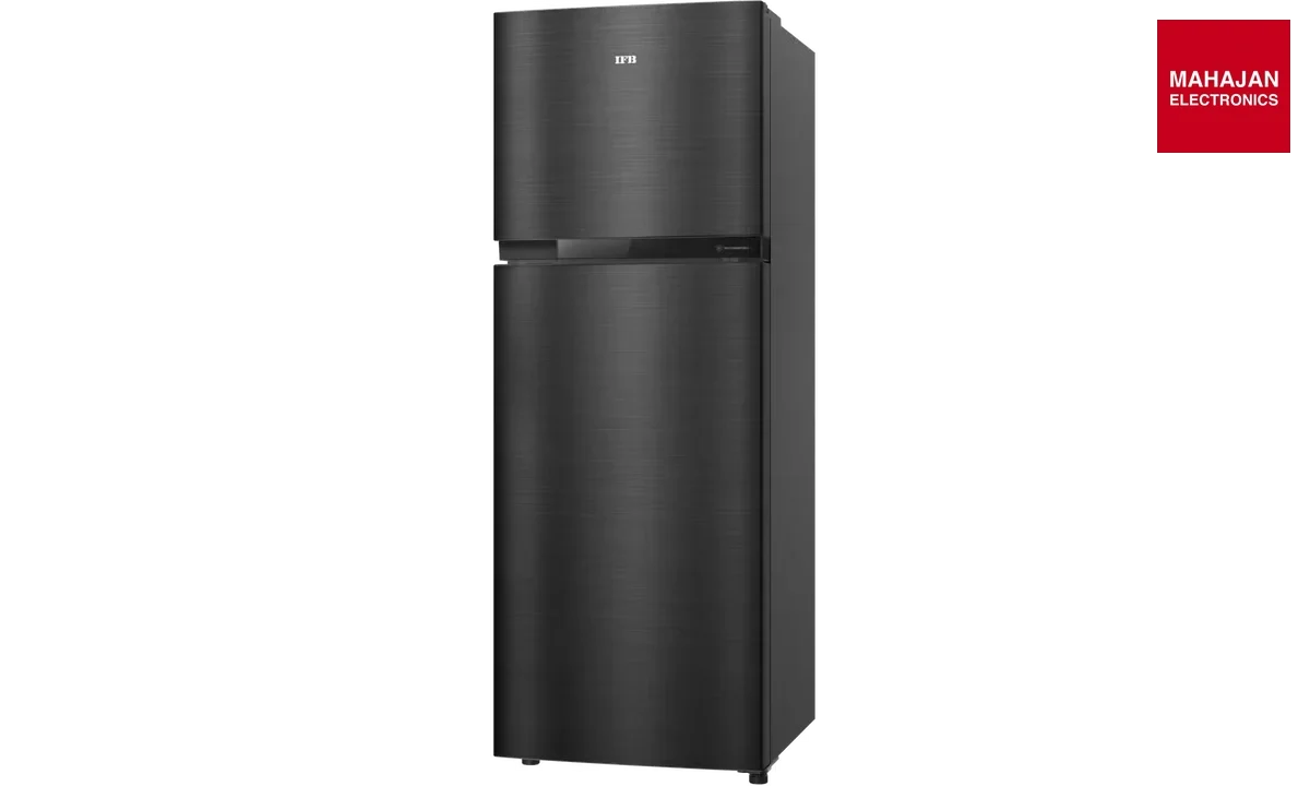 IFBFF-315BIKSTM 265 L 2 Star Double Door Frost Free Refrigerator Metal Black-Online Mahajan Electronics – Mahajan Electronics Online.