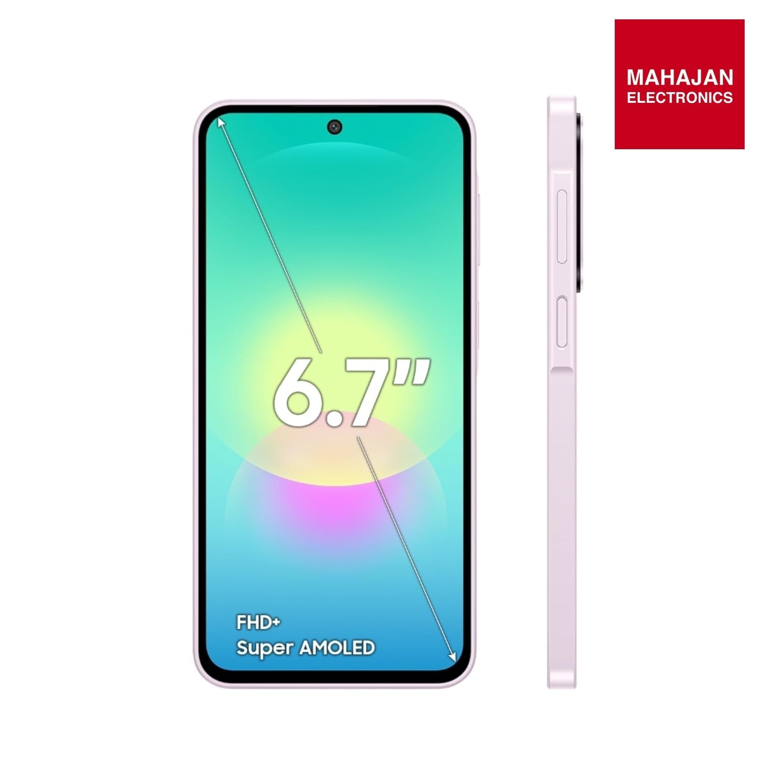 Samsung Galaxy A27 5G (Light Pink, 8GB RAM, 128GB Storage) | 50MP No Shake Triple Camera | Snapdragon 4nm – Mahajan Electronics Online.