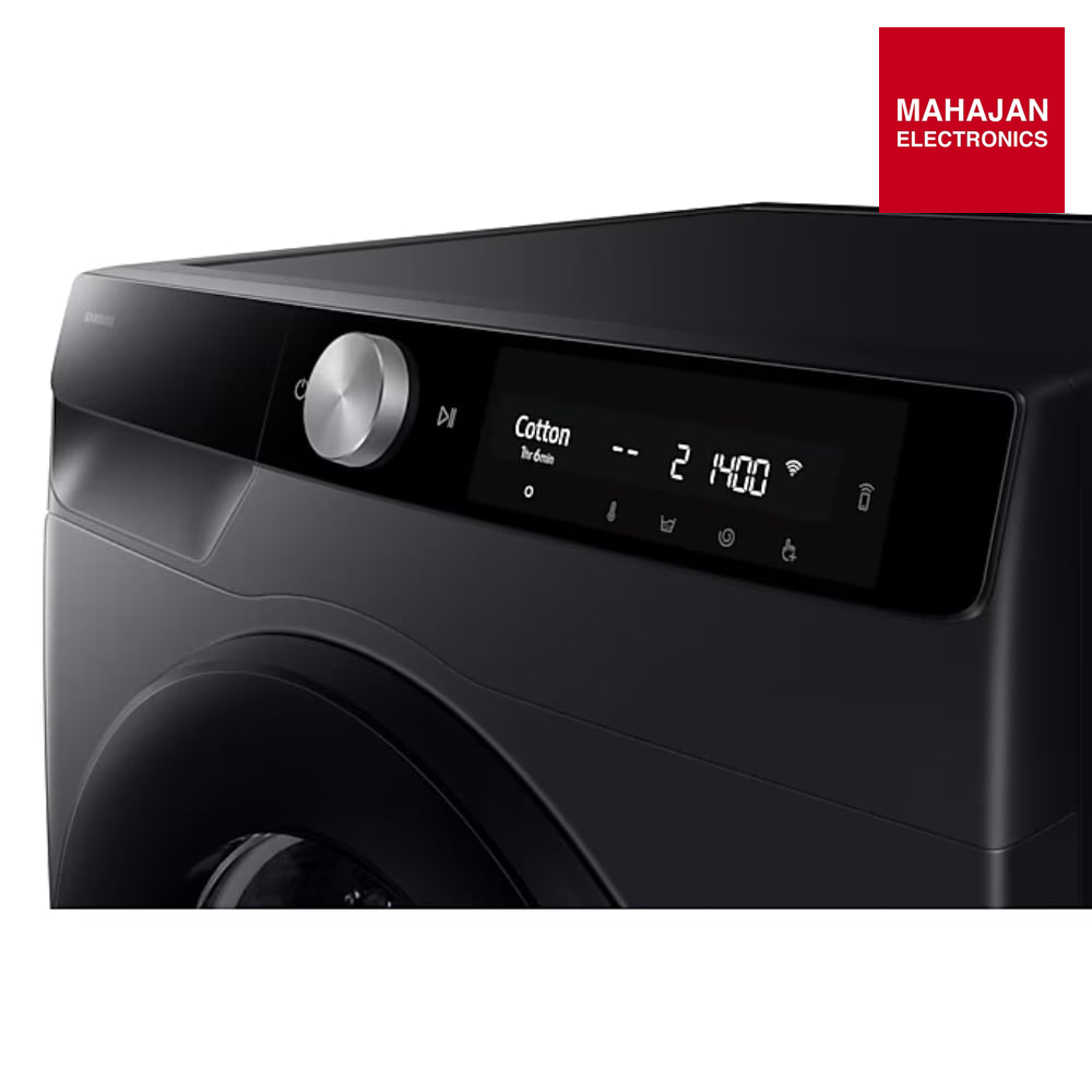 Samsung WW90DG6U24ABTL 9.0 kg Front Load Washing Machine with AI Control & Superspeed-Online Mahajan – Mahajan Electronics Online.
