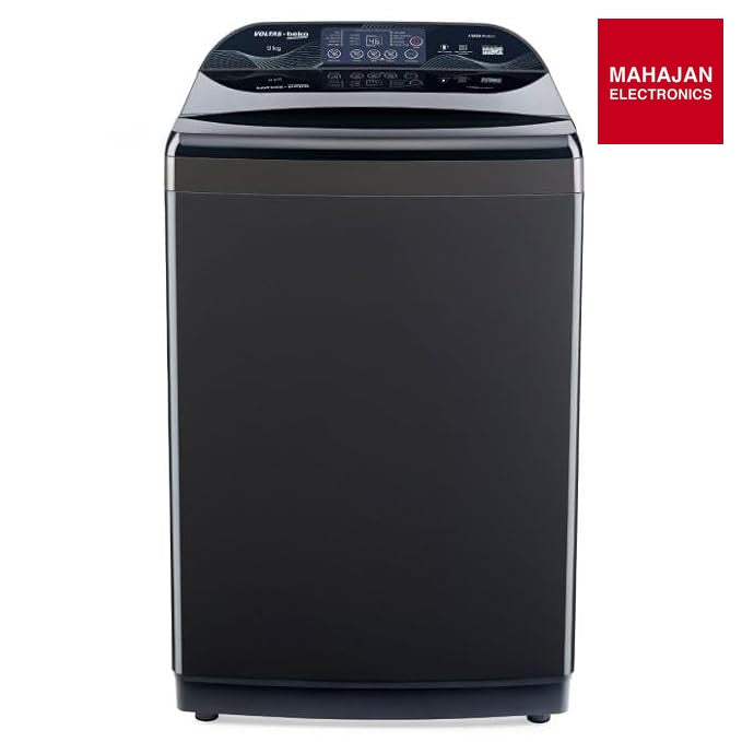 Voltas Beko WTL9006UEAH/DPB0HD 9 Kg 5 Star Fully-Automatic Top Loading Washing Machine , Dark Grey, Inbuilt – Mahajan Electronics Online.