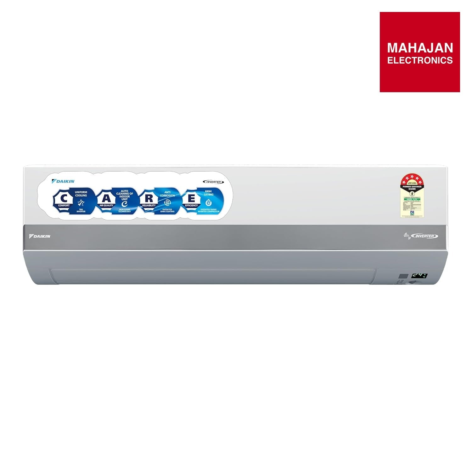 Daikin FTKM53XV16 (2026 Series) 1.5 Ton 5 Star Inverter Split AC | Streamer Discharge | Copper Condenser – Mahajan Electronics Online.