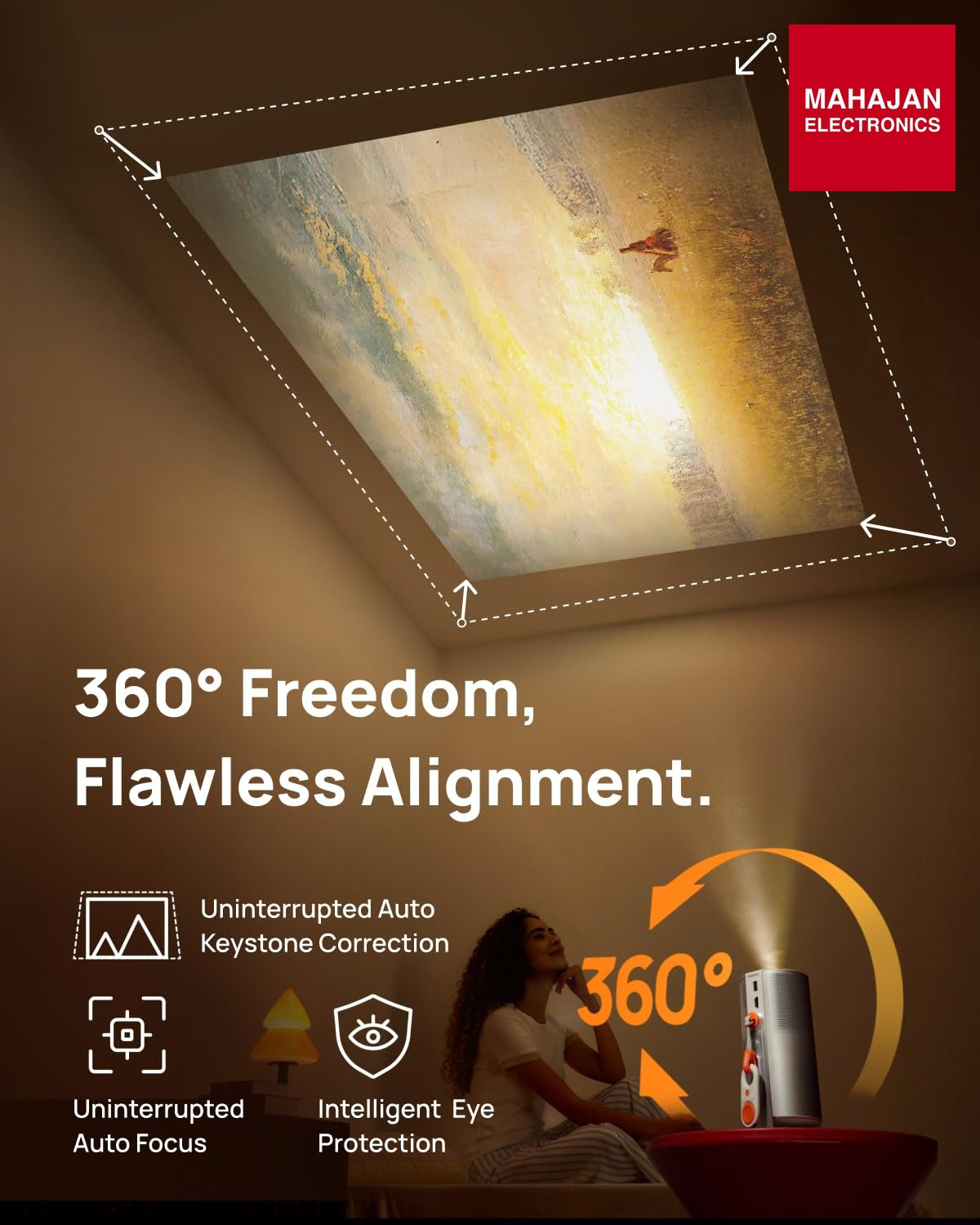 XGIMI MoGo 4 New Launch Portable DLP Projector, 1080P FHD, 360°Adjustable Stand, 2×6W Harman Kardon Speakers – Mahajan Electronics Online.