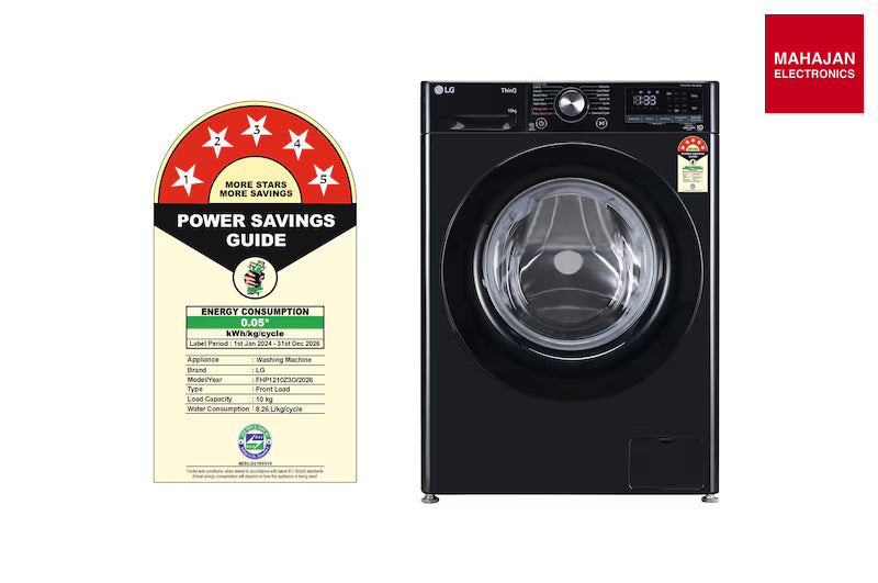LG FHP1210Z3O, 10 Kg, 5 Star, AI DD Technology, Steam Wash, Wi-Fi, 6 Motion DD, Fully-Automatic Front Load – Mahajan Electronics Online.