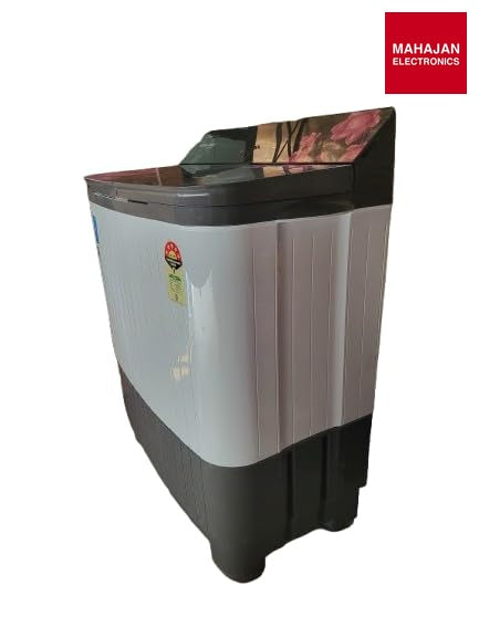 Voltas Beko WTT80DGRG/GRSSWH5GBDE 8 Kg 5 Star Semi Automatic Top Load Washing Machine Grey-Online Mahajan – Mahajan Electronics Online.