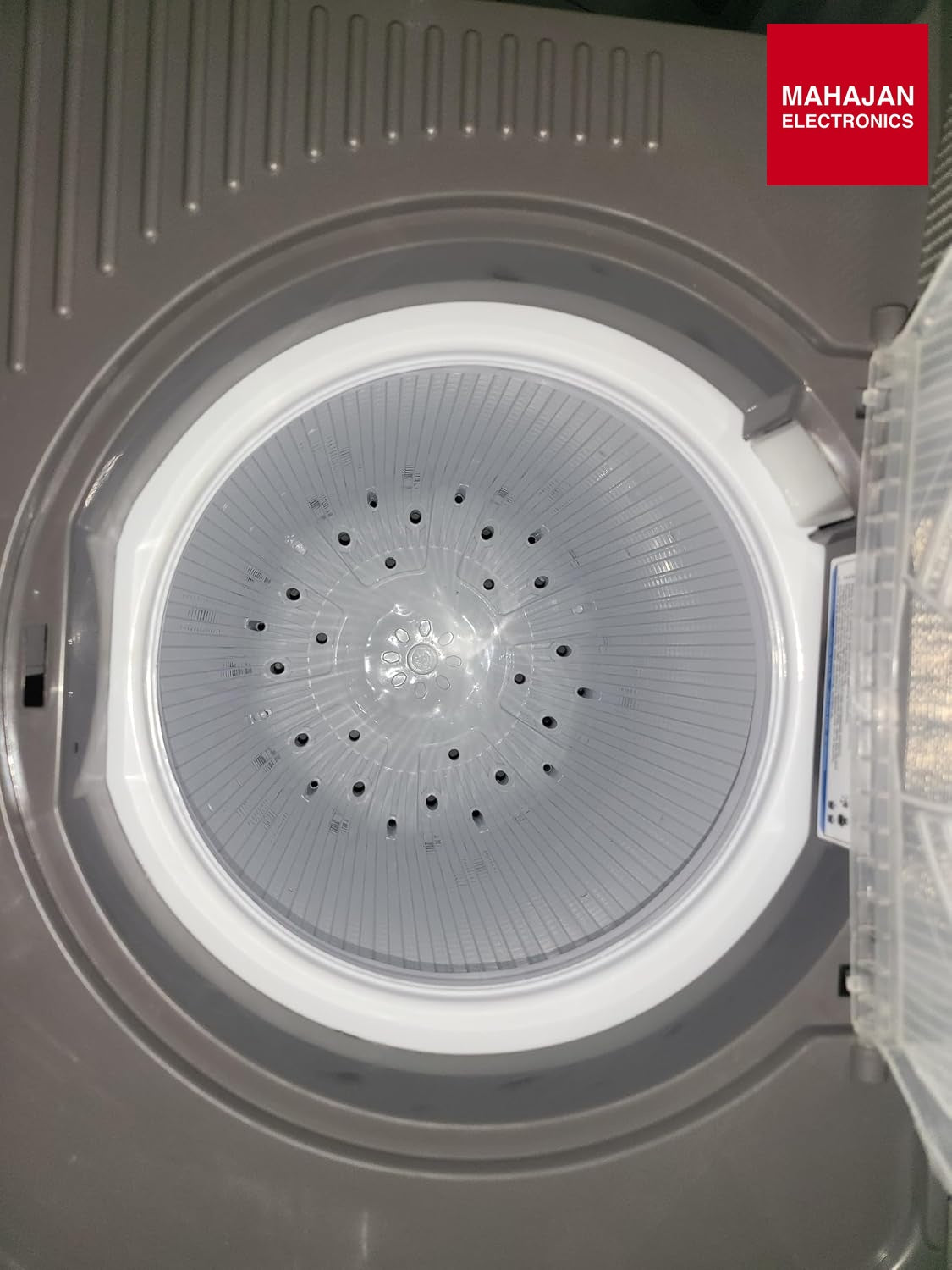 Voltas Beko WTT80DGRG/GRSSWH5GBDE 8 Kg 5 Star Semi Automatic Top Load Washing Machine Grey-Online Mahajan – Mahajan Electronics Online.