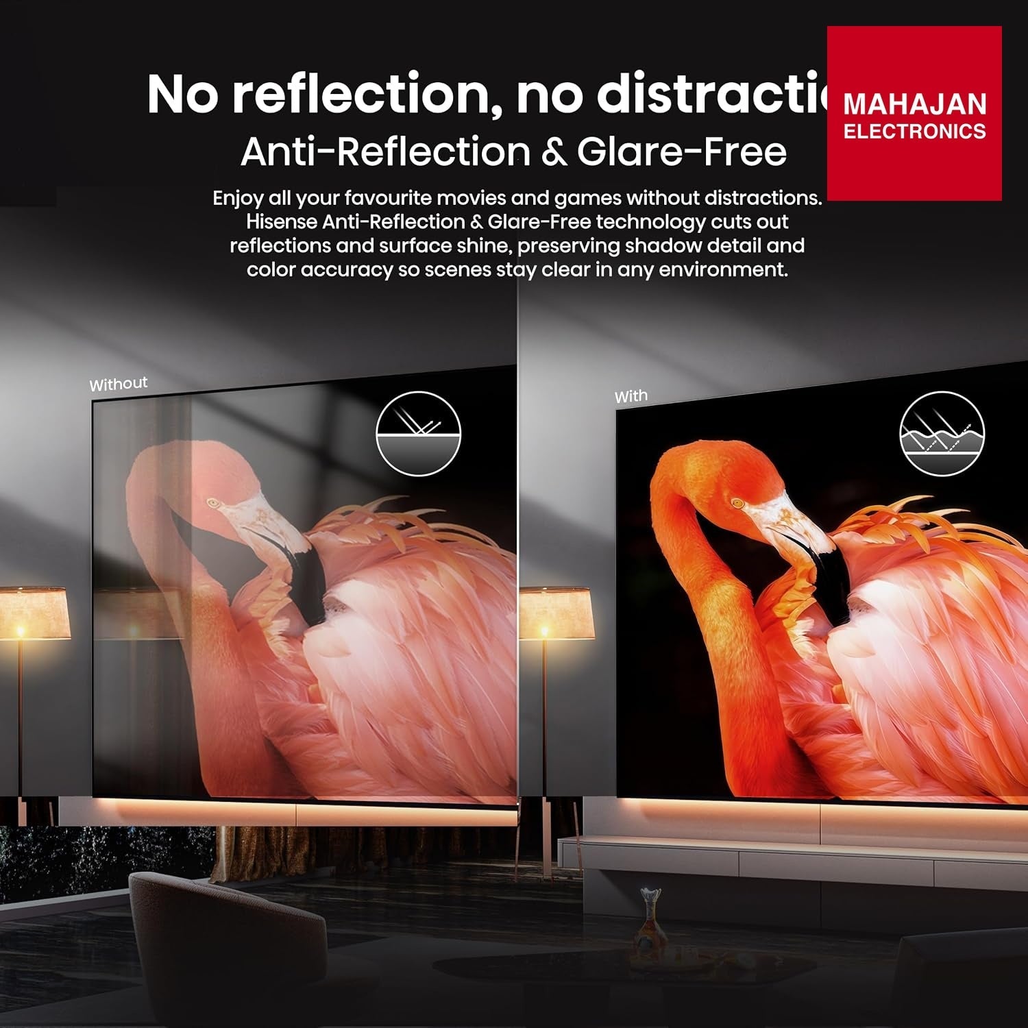 Hisense 55 Inch 55UR8S | RGB MiniLED | Hi-View AI Engine RGB | Native 180Hz Game Mode | Up to 3500 nits Peak Brightness | IMAX Enhanced | 2.1.2 Multi-Channel Surround | AI RGB Light Sensor Hisense