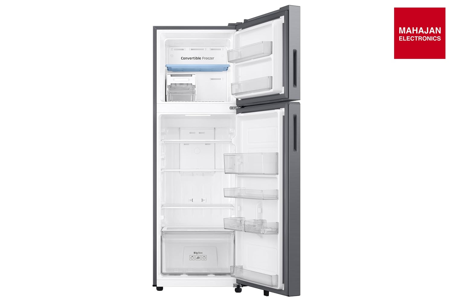 Samsung RT40H30U2PHL 256 L, 2 Star, Convertible, Digital Inverter Frost Free Double Door Refrigerator ( Silver, Light Doi Metal, 2026 Model) Samsung