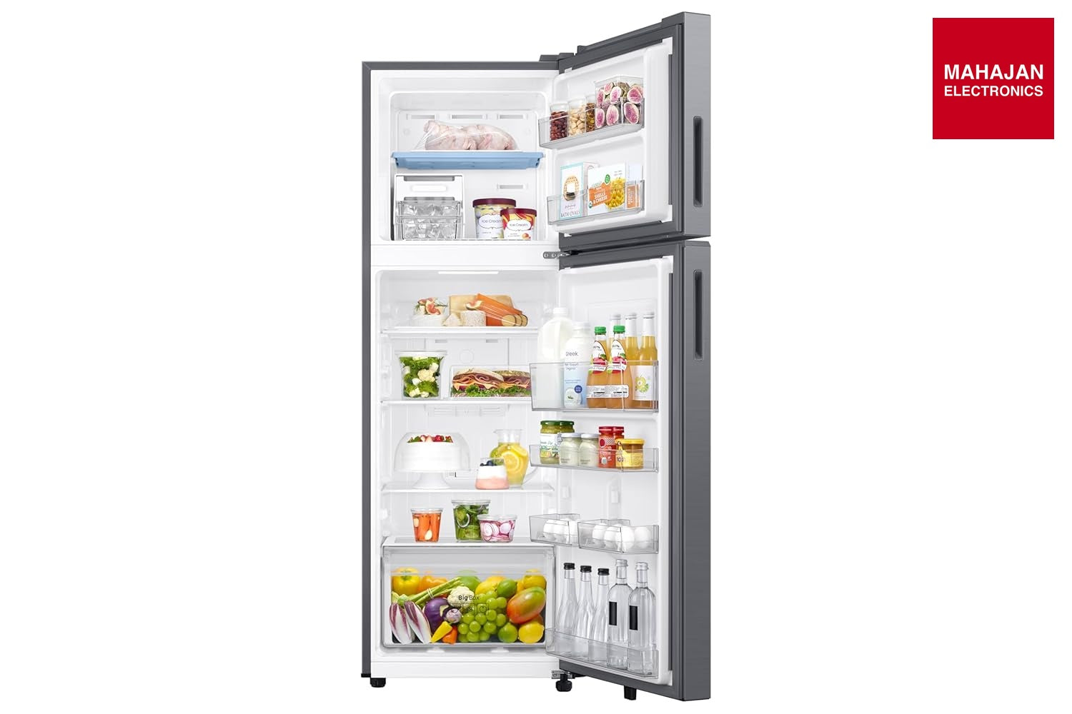Samsung RT40H30U2PHL 256 L, 2 Star, Convertible, Digital Inverter Frost Free Double Door Refrigerator ( Silver, Light Doi Metal, 2026 Model) Samsung