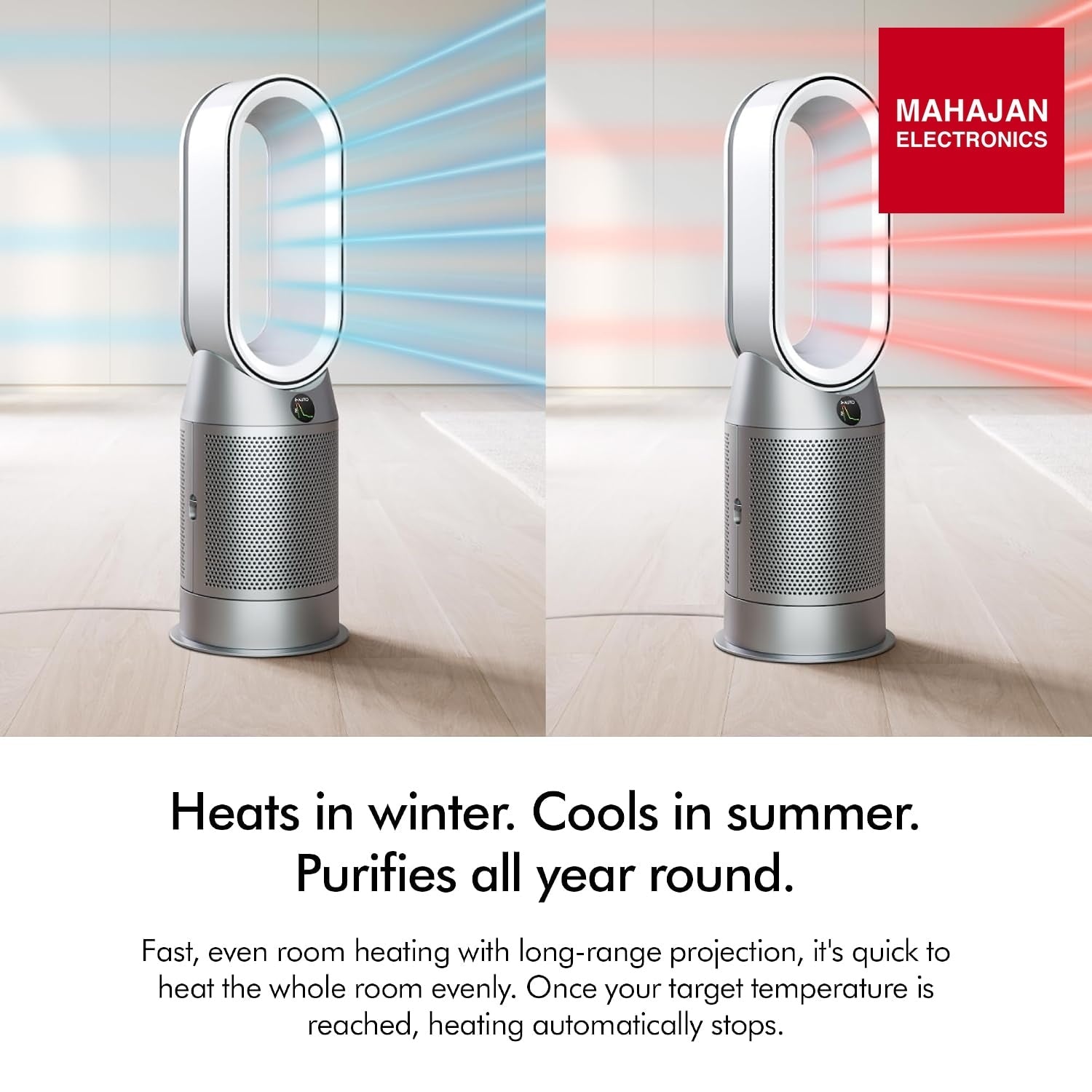 Dyson Air Purifier Hot+Cool HP11 | 3 in 1- Heater, fan & purifier | Removes 99.95% of allergens & pollutants PM 0.1 | Control via remote, App, voice assistants | 2 Year Warranty Dyson