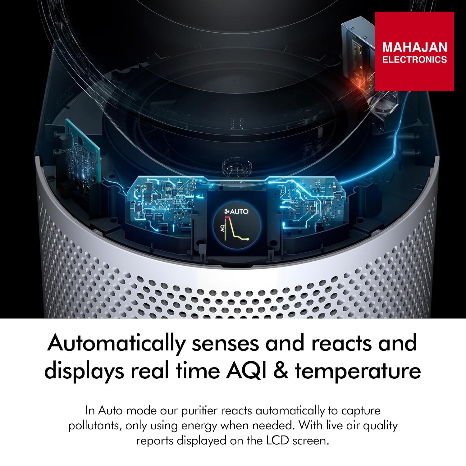 Dyson Air Purifier Hot+Cool HP11 | 3 in 1- Heater, fan & purifier | Removes 99.95% of allergens & pollutants PM 0.1 | Control via remote, App, voice assistants | 2 Year Warranty Dyson