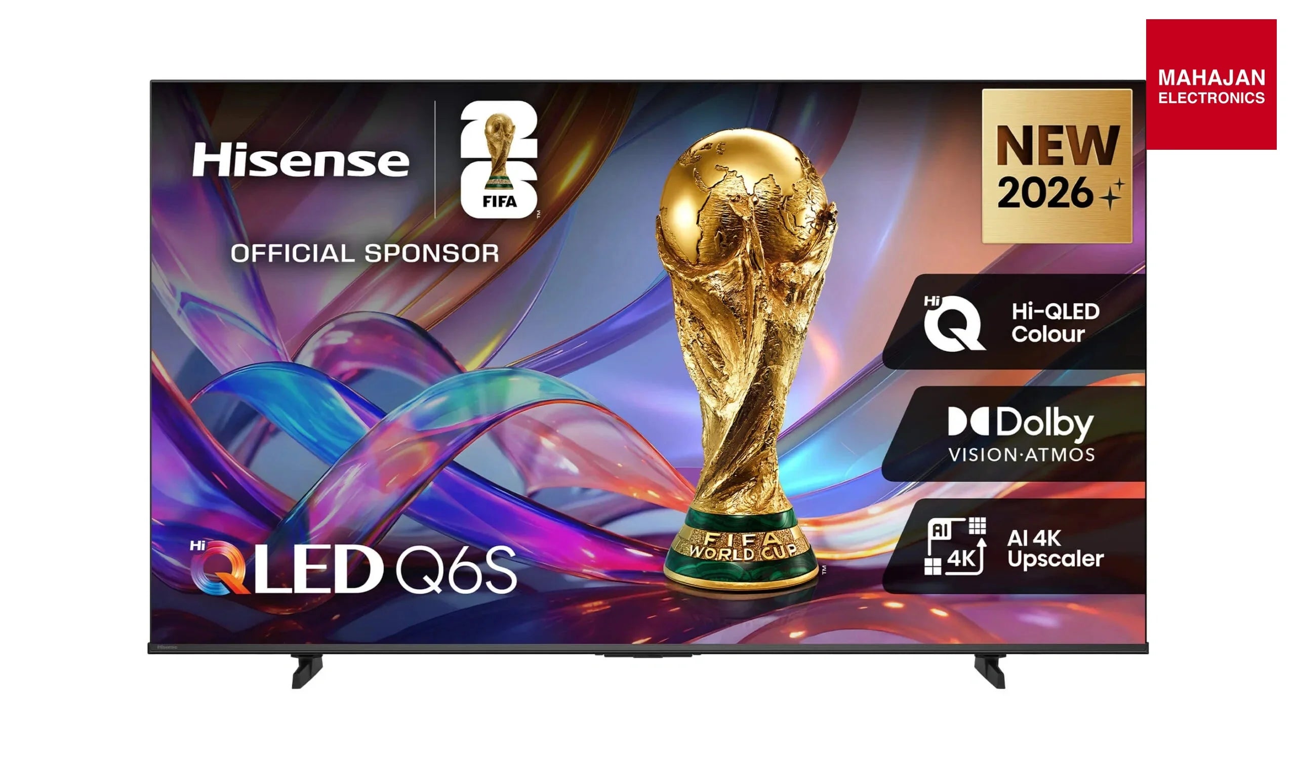 Hisense 75Q6S 75 Inch 4K Ultra HD Hi QLED Smart TV 2026 Hisense