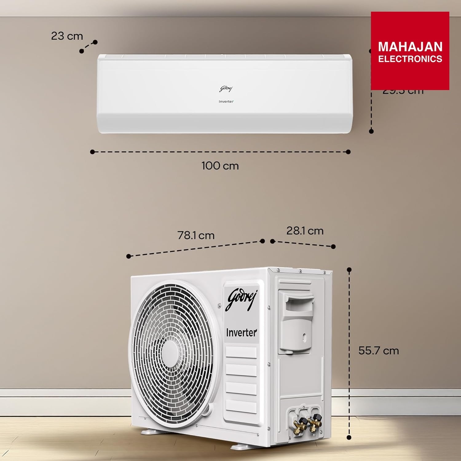 Godrej HIC 24J3TS WA 2 Ton 3 Star AC | New star rated | Inverter Split AC | 5-Year Comprehensive Warranty | AI Powered | 5-in-1 Convertible | I-Sense Technology | Self-clean (AC 2T EC HIC 24J3TS WA, White) Godrej