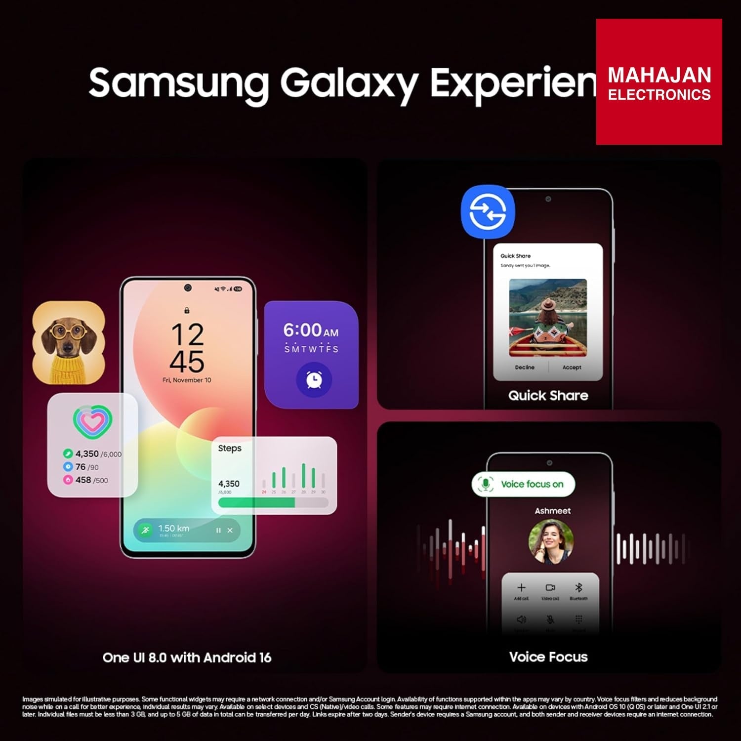 Samsung Galaxy M47 5G (Blaze Blue, 8GB RAM, 128GB Storage)| Powerful Snapdragon Processor| Fast LPDDR5x RAM,UFS 3.1 Storage| Gorilla Glass Victus+| IP64| Super AMOLED Display| 50MP OIS|AI| Gemini Live Samsung