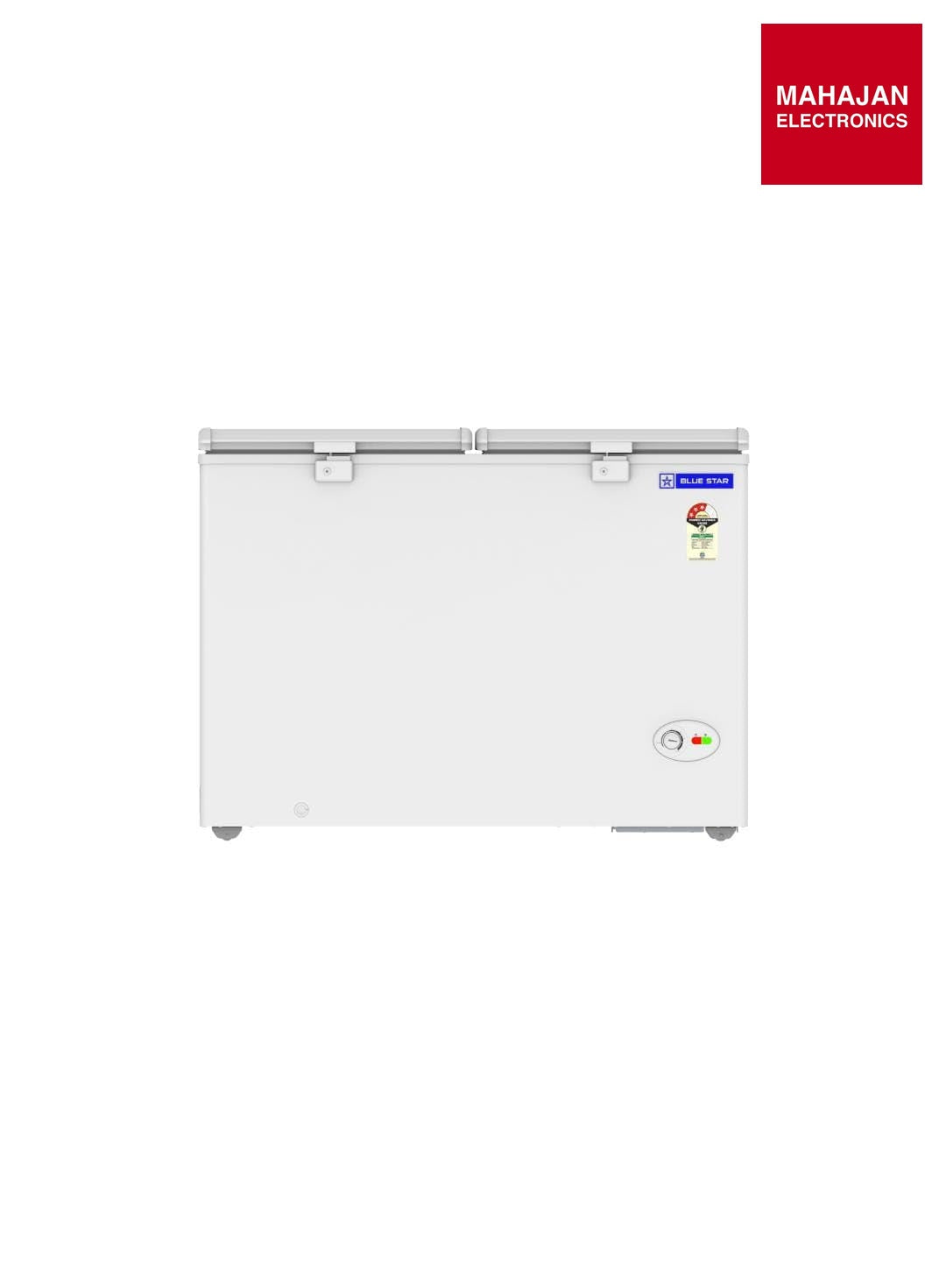 Blue Star HT3-C350 350 Litre Hard Top Deep Freezer | 3 Star Energy Rating | QuadraCool Technology | Fast – Mahajan Electronics Online.