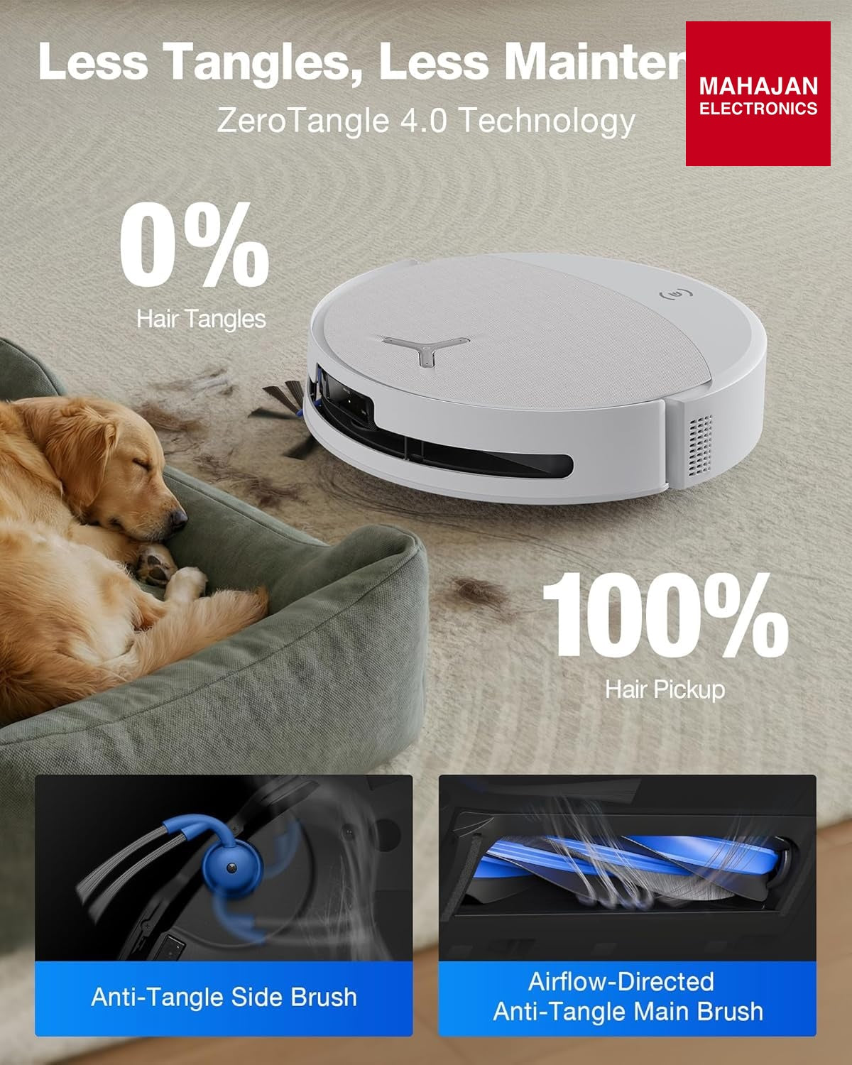 ECOVACS Deebot T90 Pro Omni 2-in-1 Robot Vacuum Cleaner & Mop, 2026 New Launch, 30000 Pa Blast Suction – Mahajan Electronics Online.
