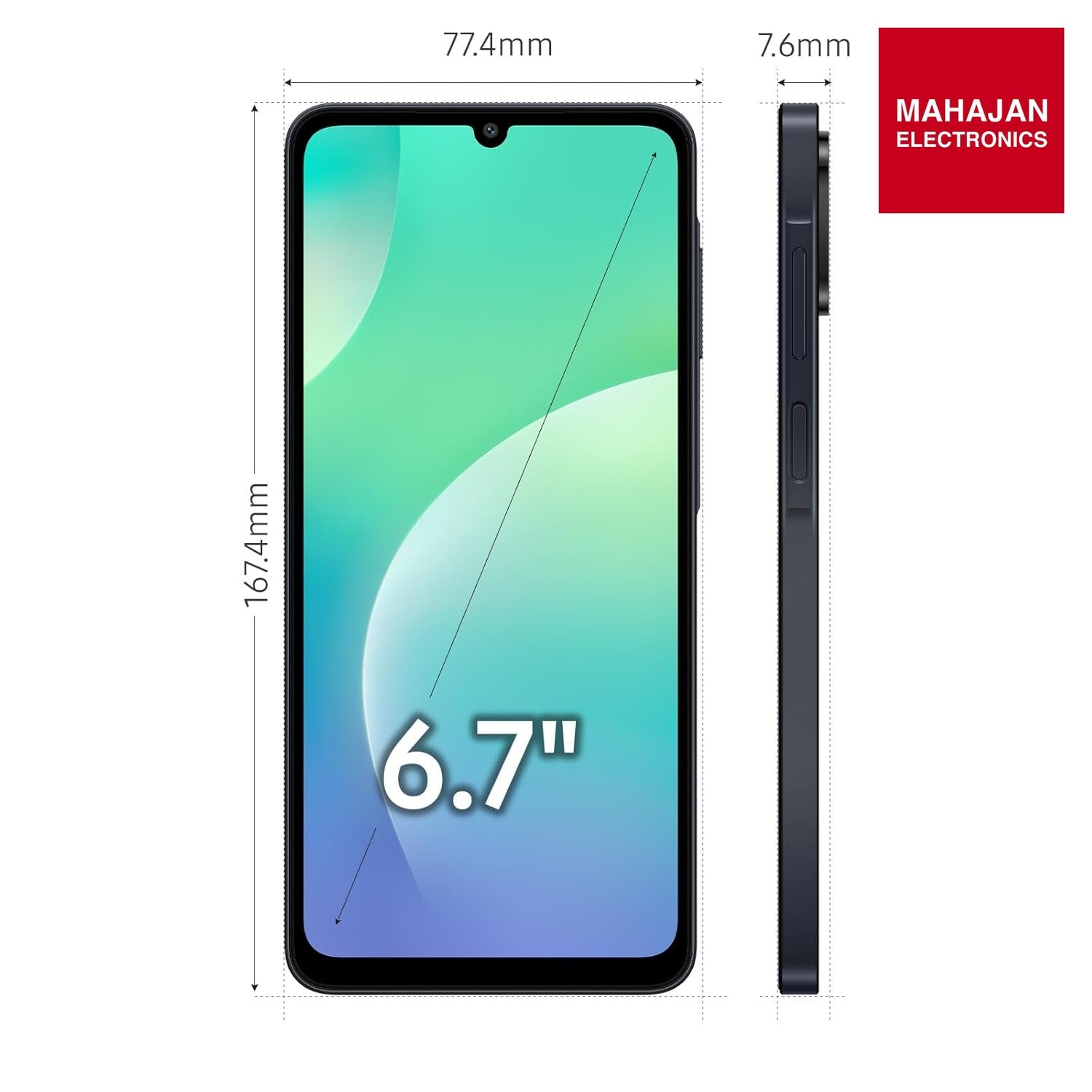 Samsung Galaxy M07 Mobile (Black, 4GB RAM, 64GB Storage) | MediaTek Helio G99 | AnTuTu 624K | IP54| 50MP – Mahajan Electronics Online.