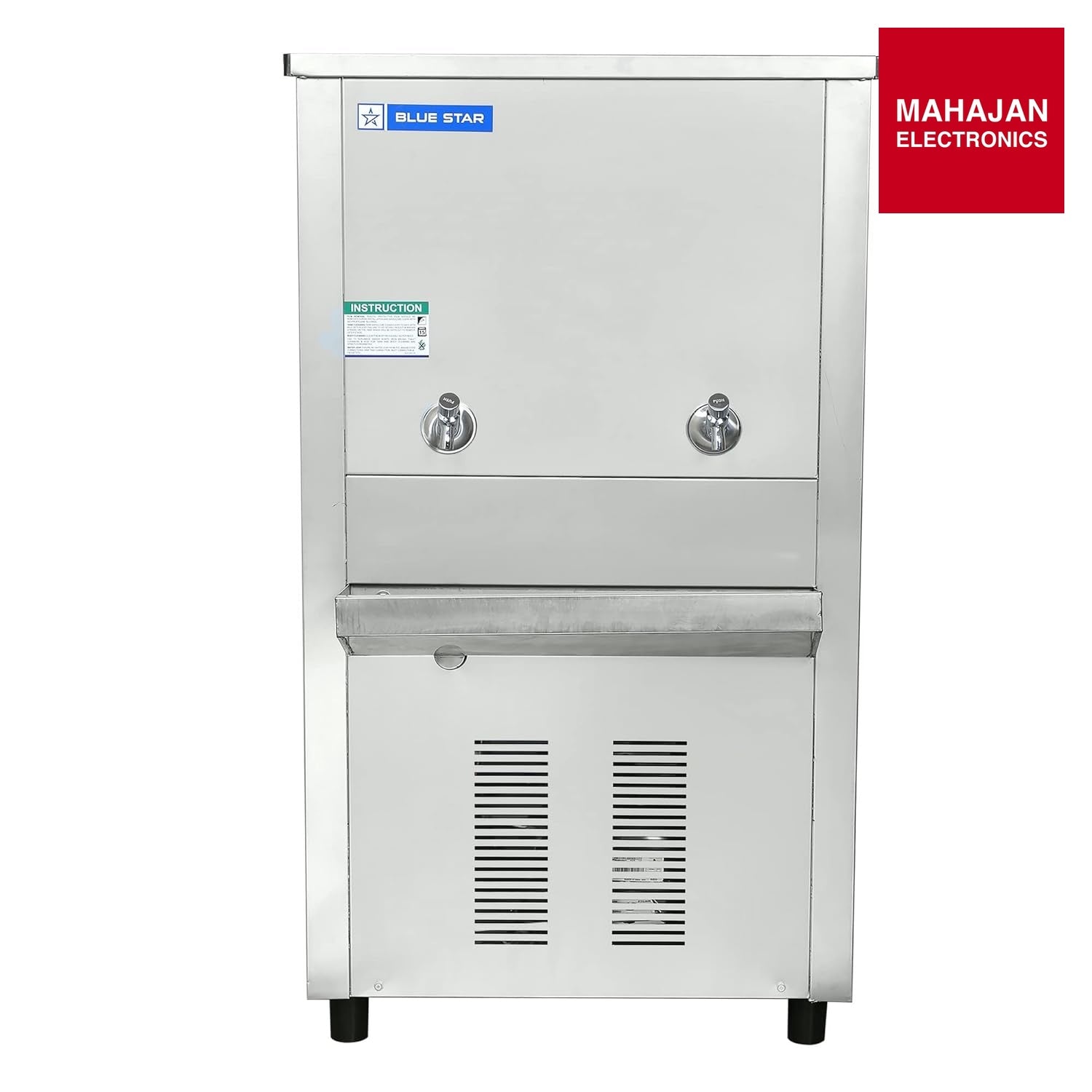 Blue Star SWC6080SS water cooler image 2 with Mahajan Electronics logo