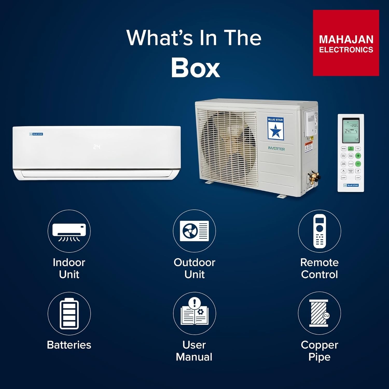 Blue Star IA322DXU inverter split AC – Mahajan Electronics