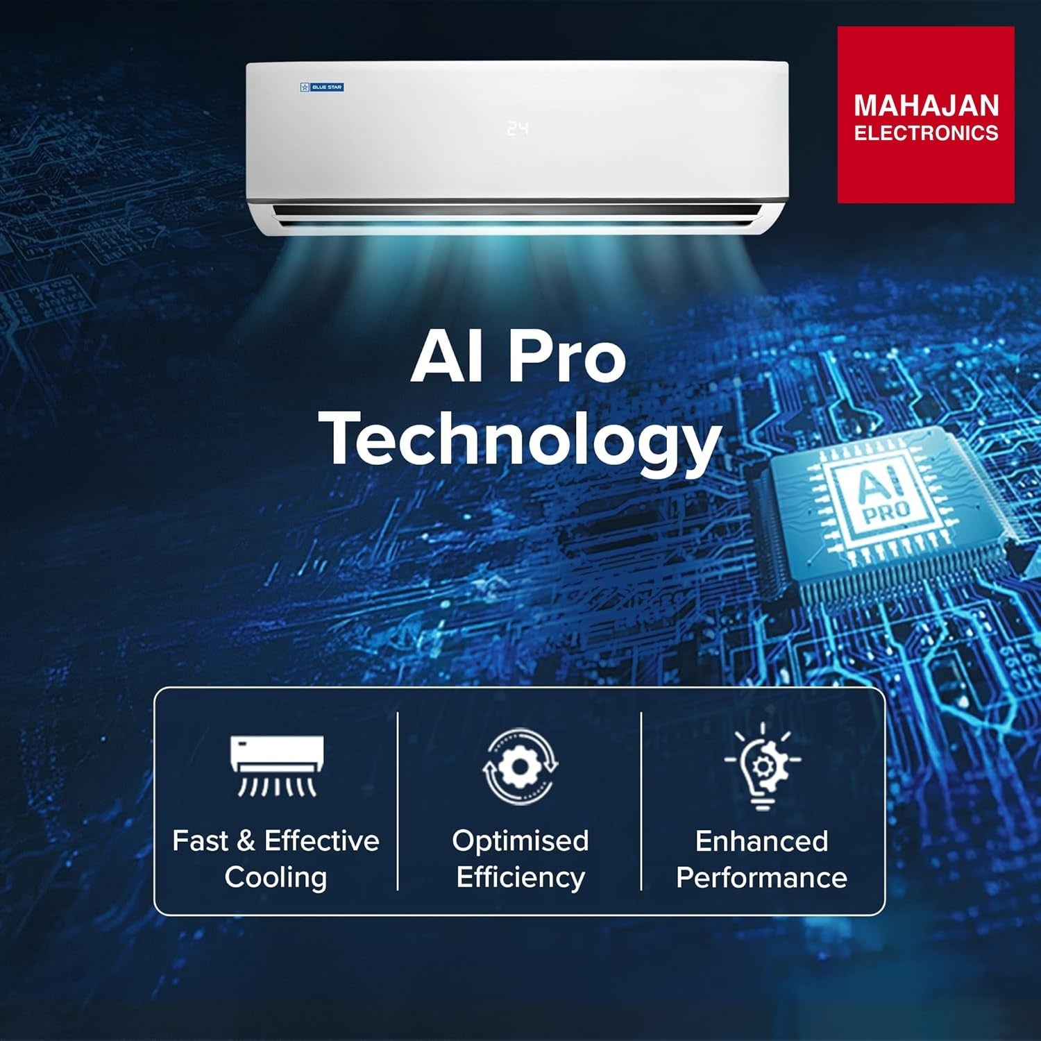 Blue Star IA322DXU inverter split AC – Mahajan Electronics