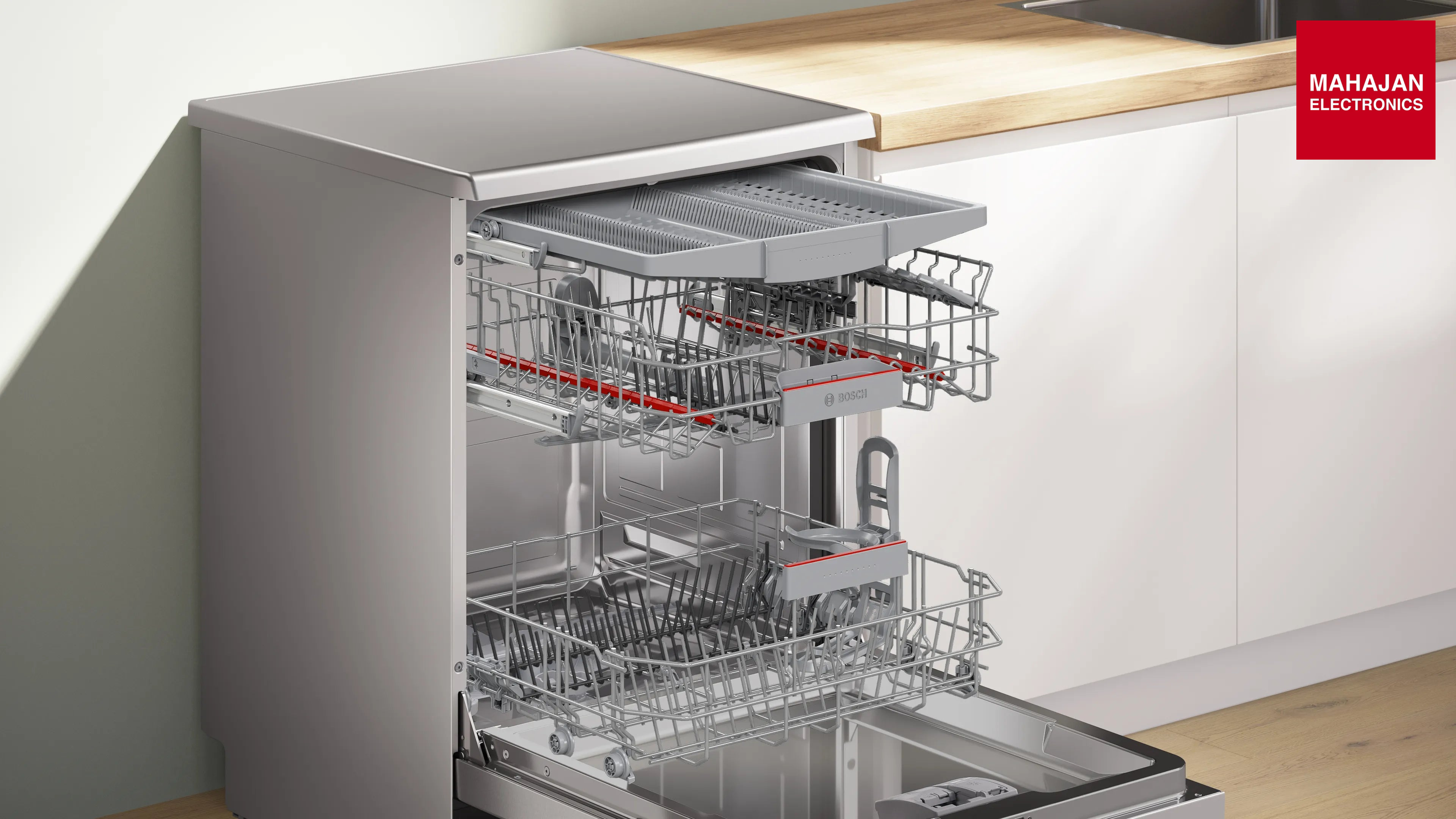 Bosch SMS4HMB62T dishwasher image 7 with Mahajan Electronics logo