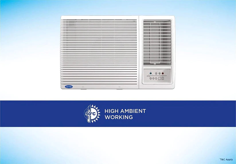 Carrier Estrella DX 12K 3 Star Window AC ( 1 TON ) CAW12EC3R33F2 Mahajan Electronics Online