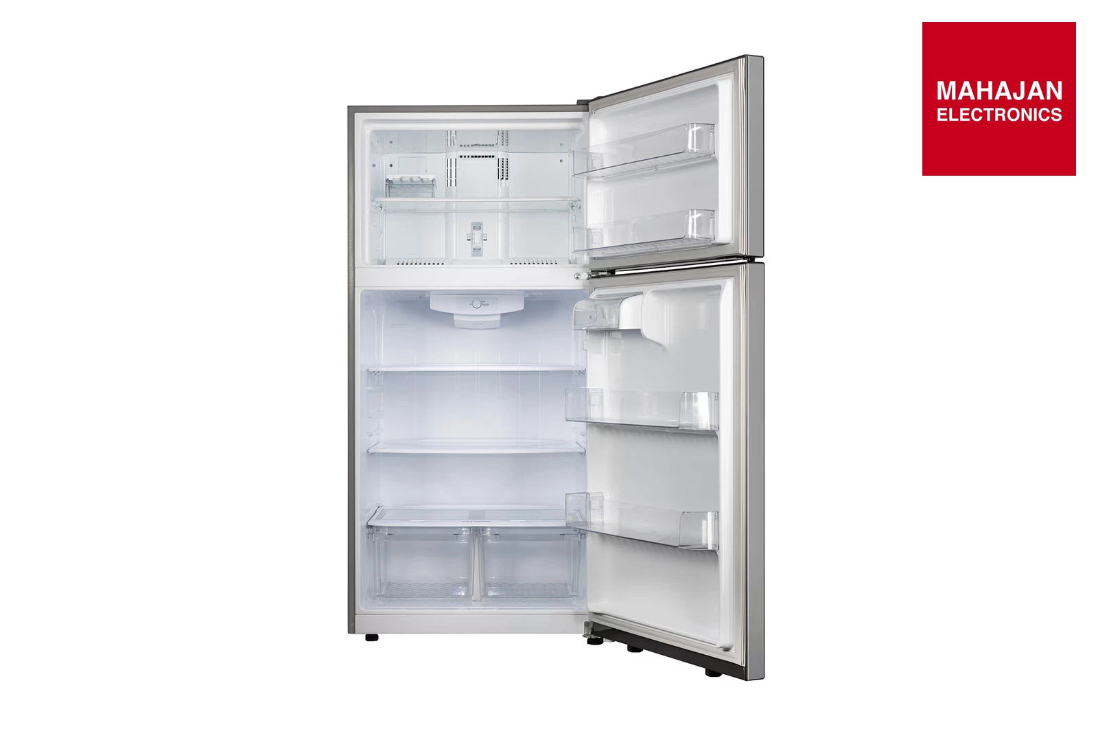 LG GLT6816ODPZ 674L Double Door Refrigerator with Smart Inverter Compressor and Multi-Air Flow, Shiny Steel Finish, 1 Star secondary product image with Mahajan Electronics logo