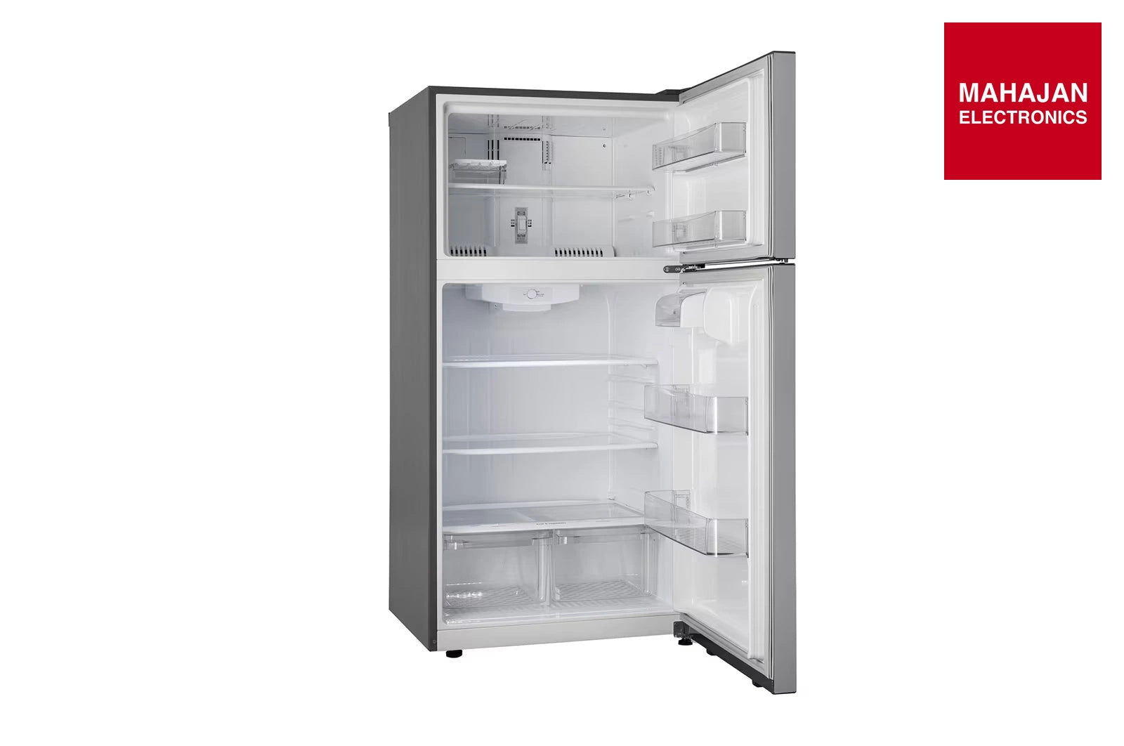 LG GLT6816ODPZ 674L Double Door Refrigerator with Smart Inverter Compressor and Multi-Air Flow, Shiny Steel Finish, 1 Star secondary product image with Mahajan Electronics logo