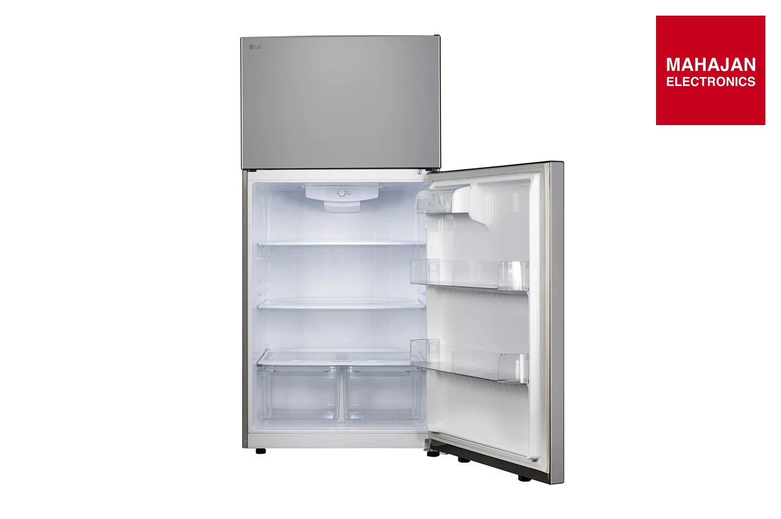 LG GLT6816ODPZ 674L Double Door Refrigerator with Smart Inverter Compressor and Multi-Air Flow, Shiny Steel Finish, 1 Star secondary product image with Mahajan Electronics logo