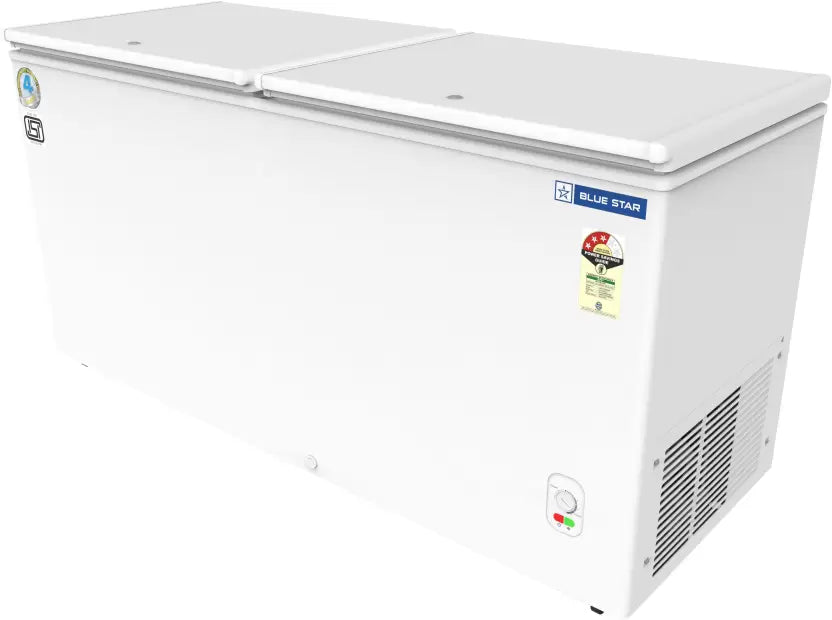 Blue Star CF3-300MEW 301 L Double Door Standard Deep Freezer (White, 3 Star) Mahajan Electronics Online