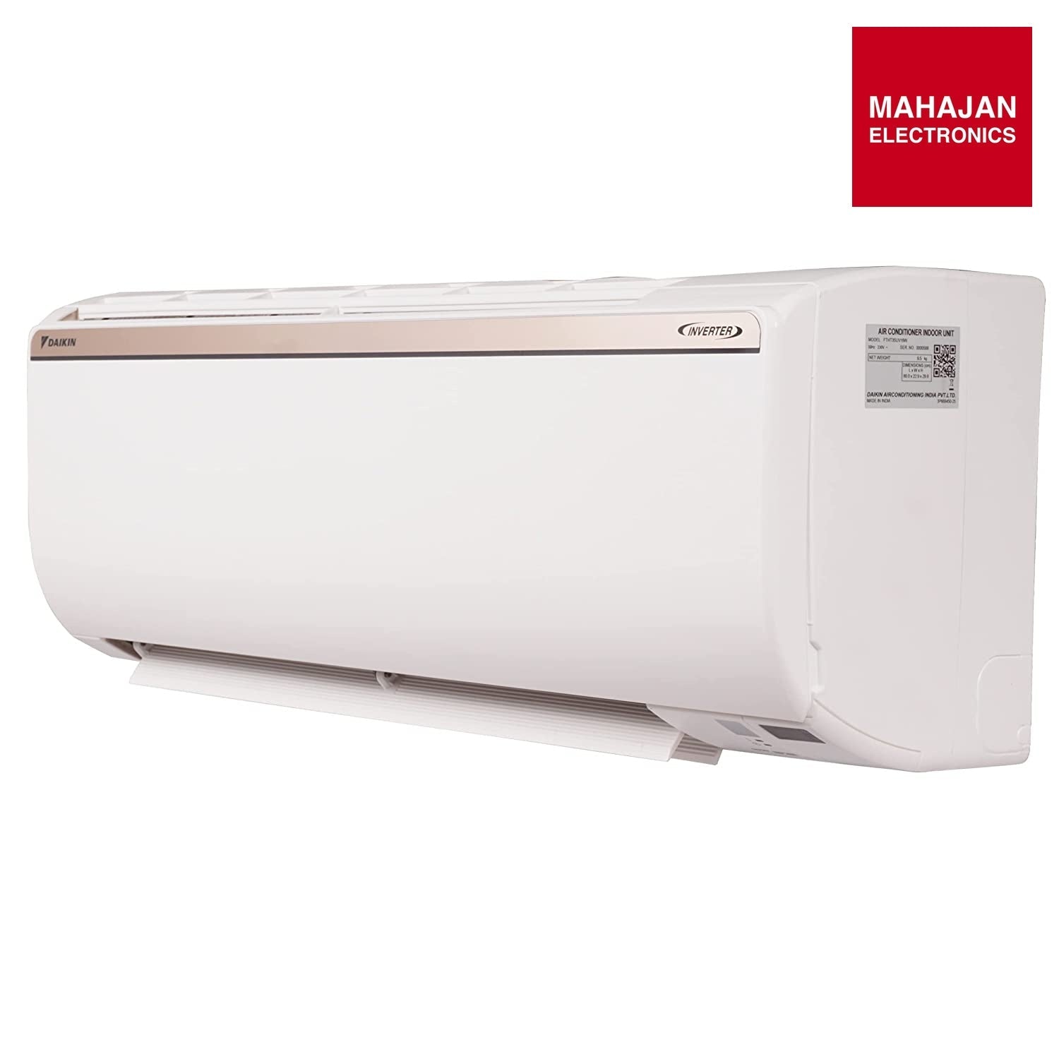 Daikin FTHT35UV16  1 Ton 3 Star Hot & Cold Heat Pump Inverter Split Air Conditioners (Copper) Daikin