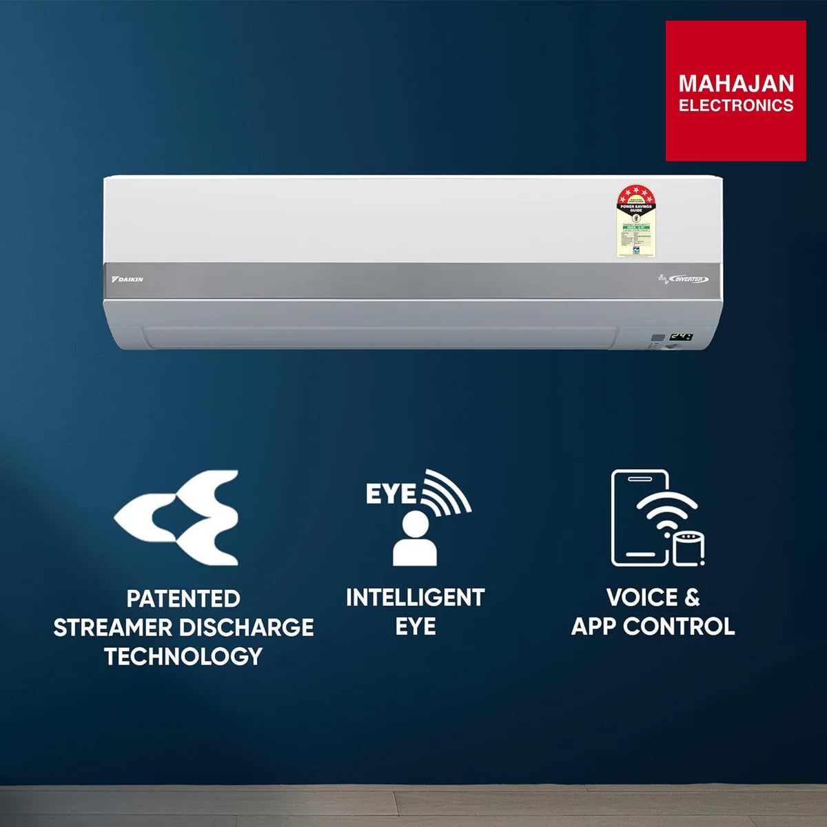Daikin ATKM35XV16 image 5 with Mahajan Electronics logo