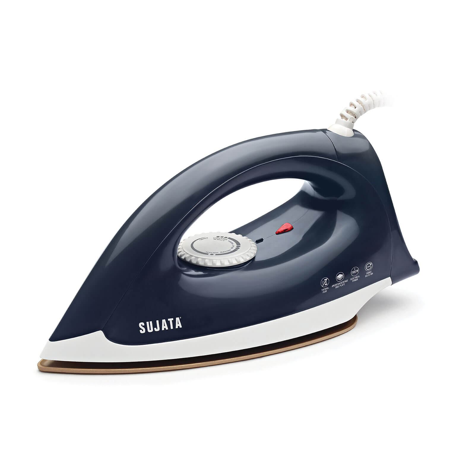 Sujata Smooth Slide  1100 W Dry Iron (Midnight Blue)