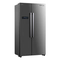 Voltas Beko RSB495XPE 472L Side by Side Refrigerator (Inox Look) Mahajan Electronics Online