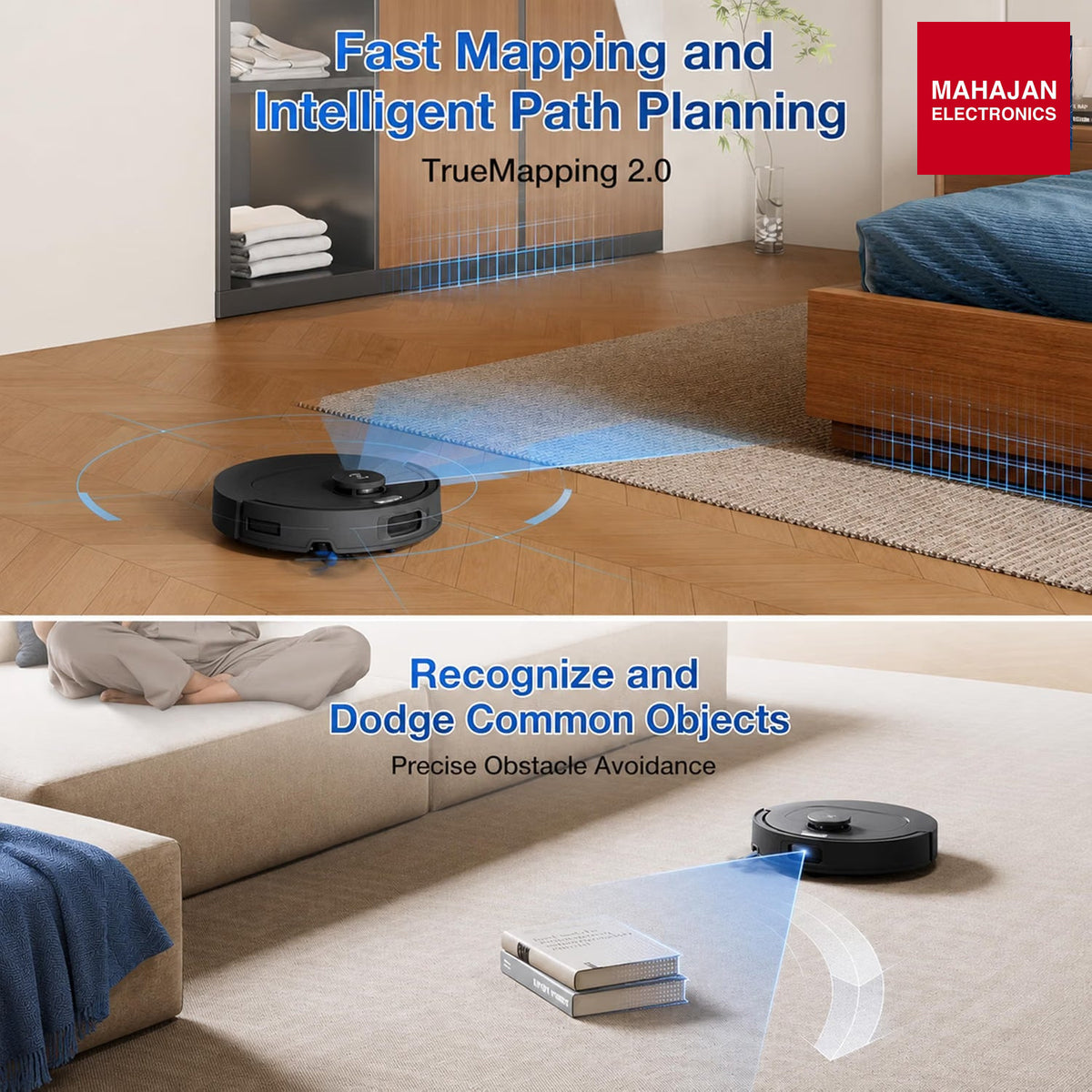 ECOVACS DEEBOT T30e OMNI 2-in-1 Robot Vacuum Cleaner & Mop – Mahajan Electronics Online.