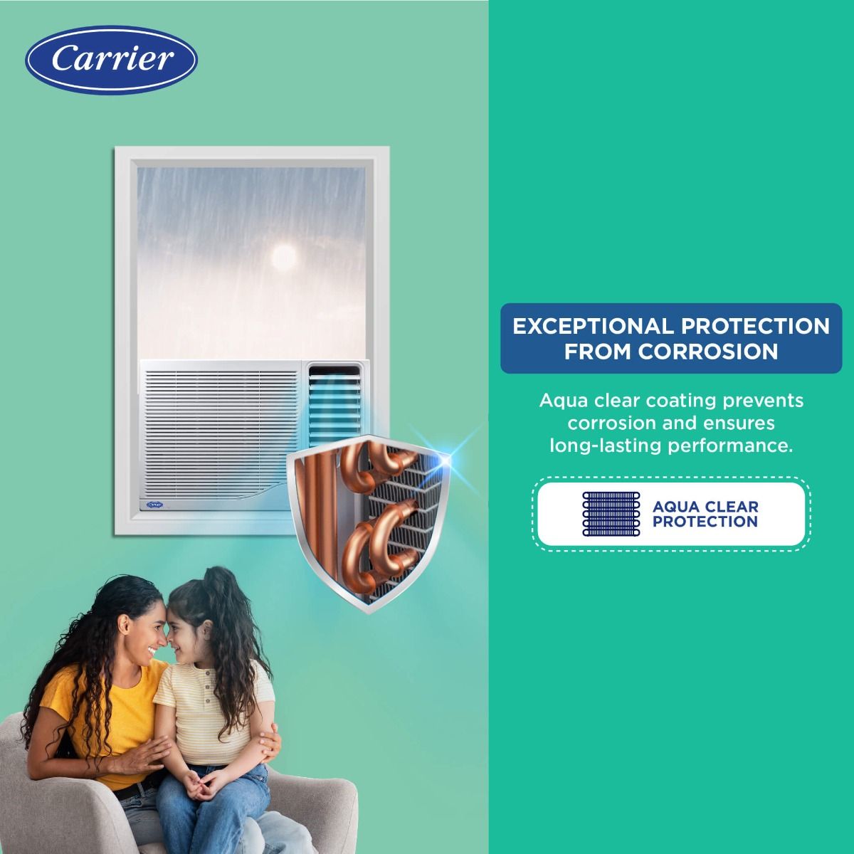 Carrier Estrella EX 18K 3 Star Window AC ( 1.5TON ) CAW18EC3R34F0 2024 Mahajan Electronics Online