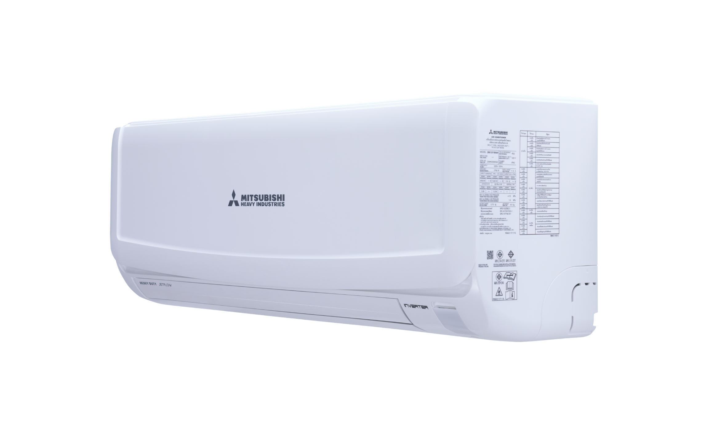 Mitsubishi Heavy SRK13YYM–W6 1 Ton 3 Star Inverter Split AC(Copper) Mahajan Electronics Online