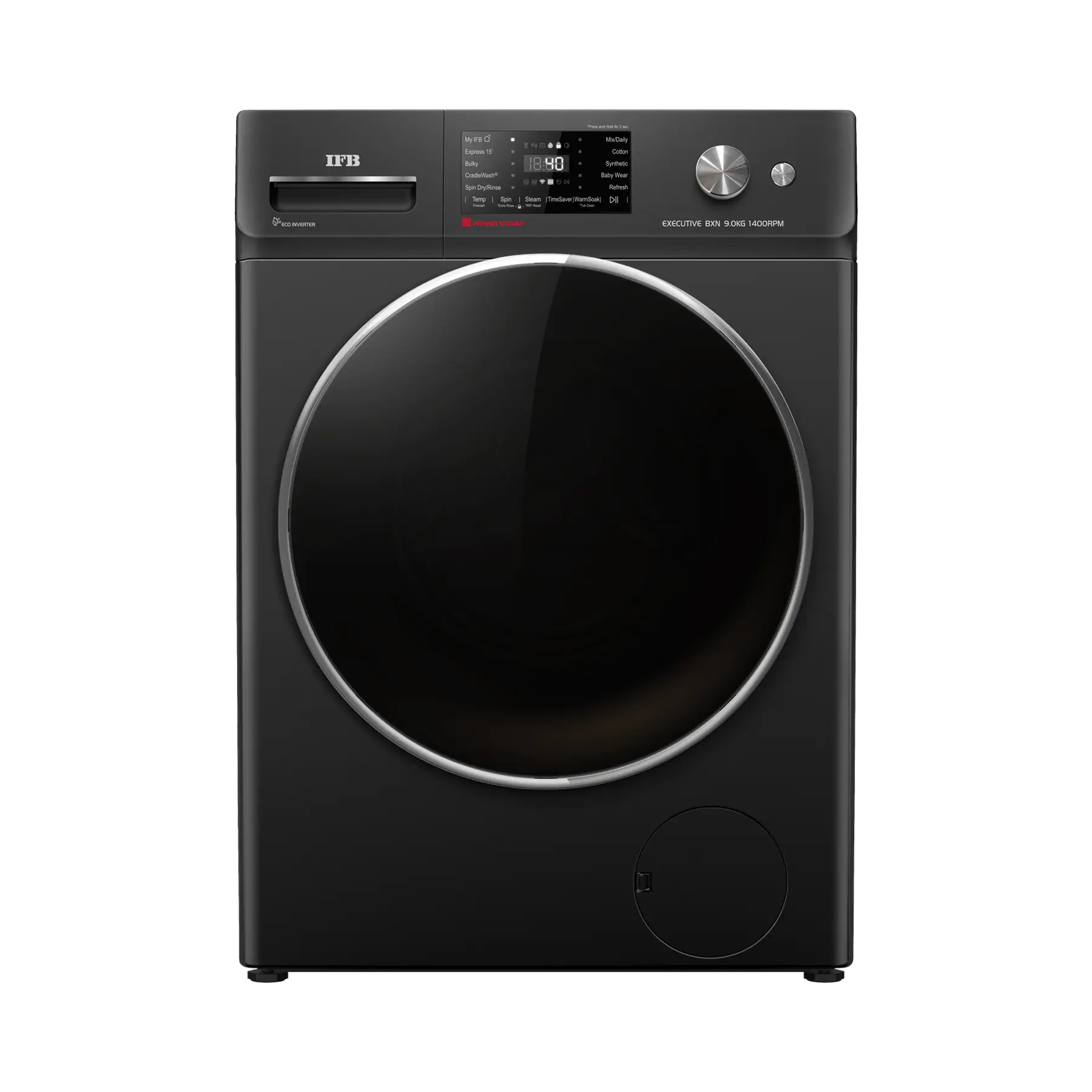 IFB Executive BXN 9014K Front Load Washing Machine 9 kg | 1400 rpm | Black Mahajan Electronics Online