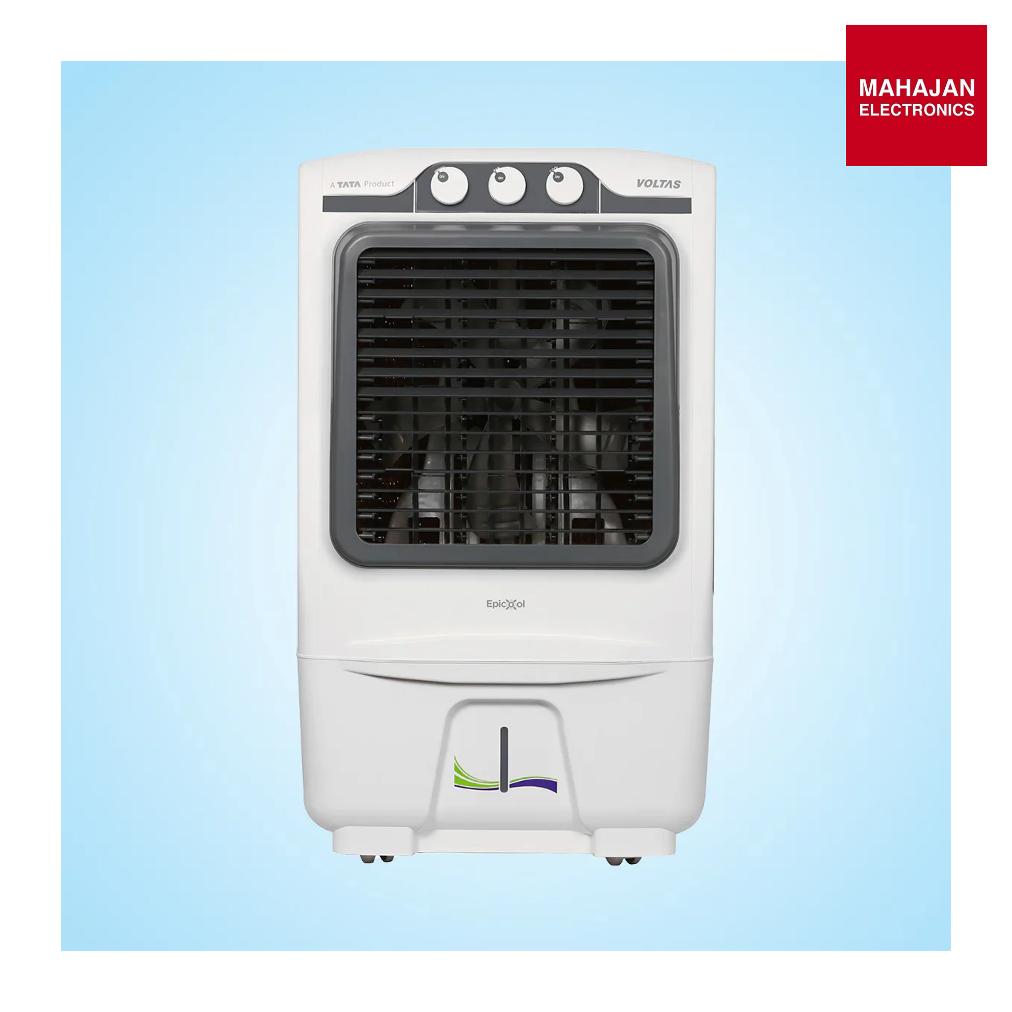 Voltas Epicool 54 Desert Air Cooler 54L – Honeycomb Pads, Inverter Compatible | Best Price Delhi NCR