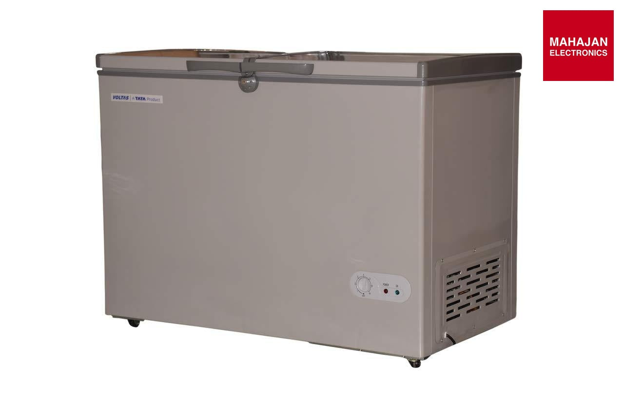 Voltas  CF HT 320 DDP CONVERTIBLE PCM GREY (Double Door Deep Freezer, 320 Liters, Be Pcm Grey). Voltas Beko